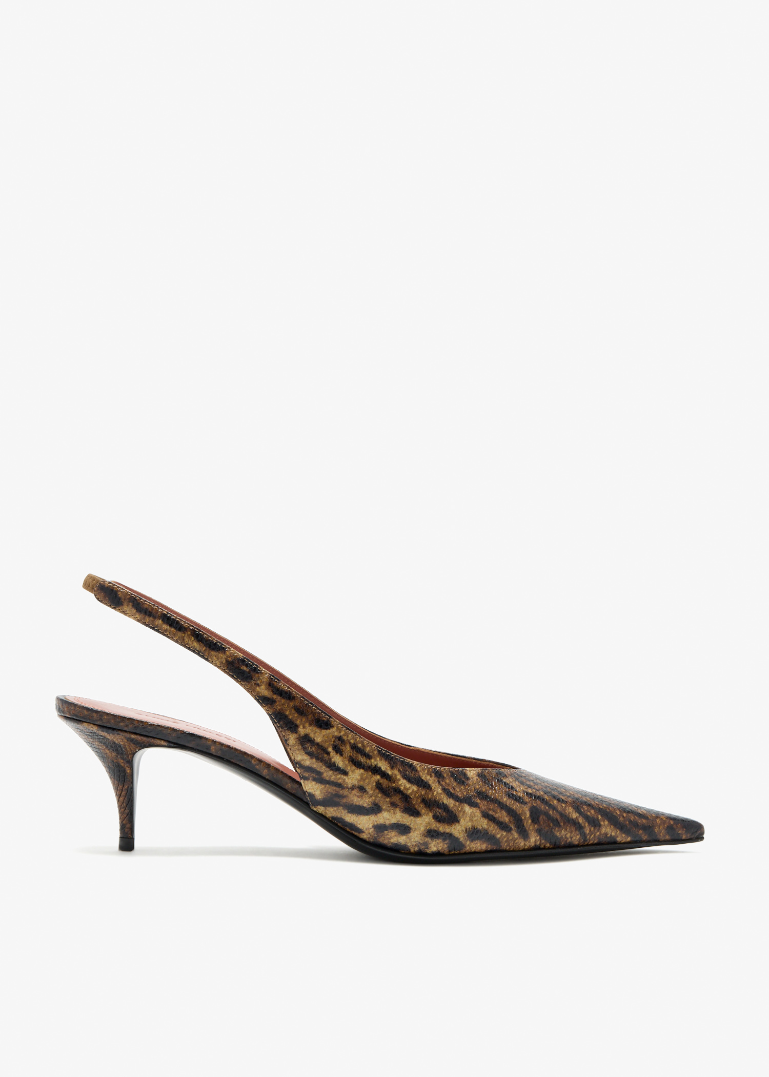 

Anok 55 slingback pumps, Animal printed