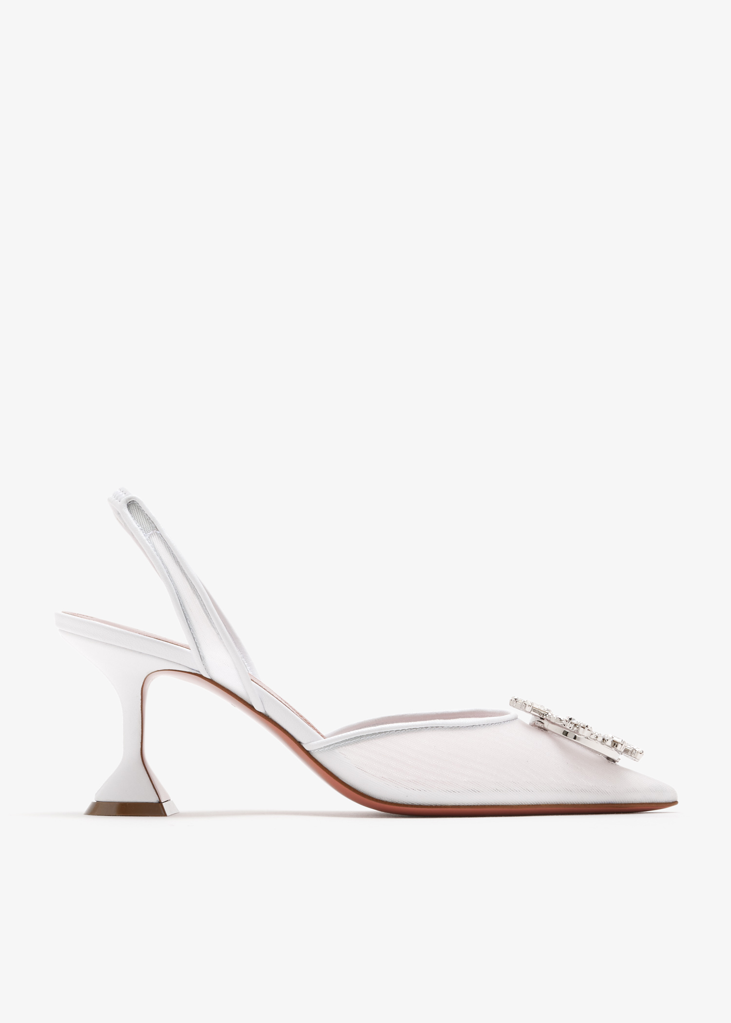 

Begum 70 slingback pumps, White