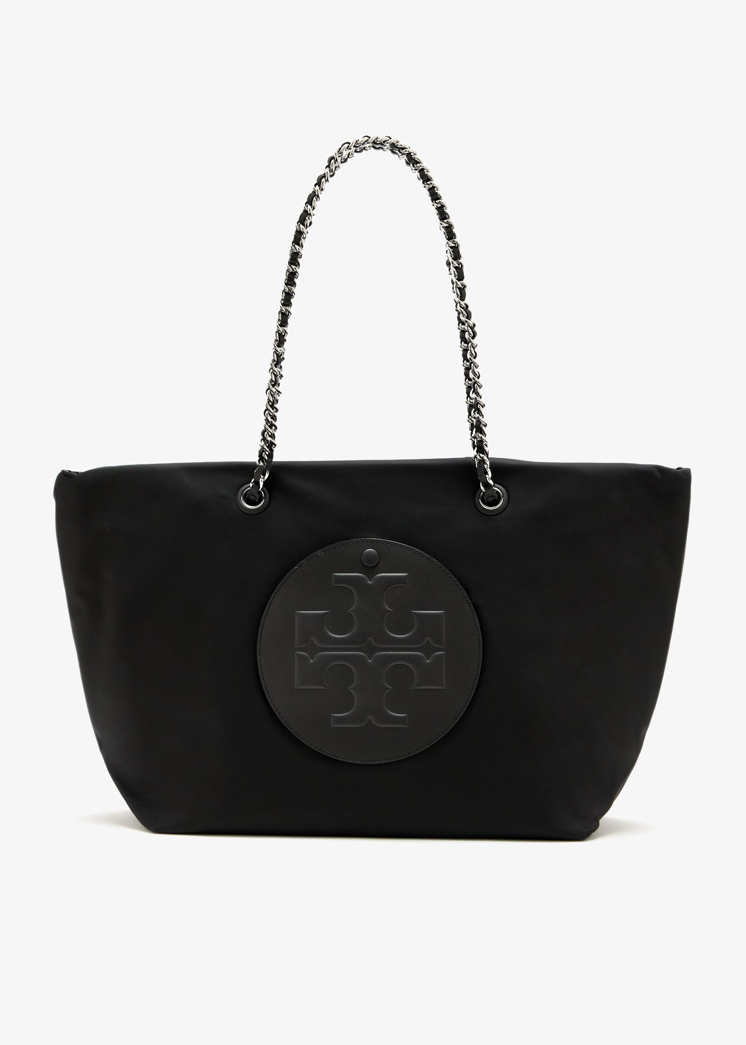 

Ella chain tote bag, Black