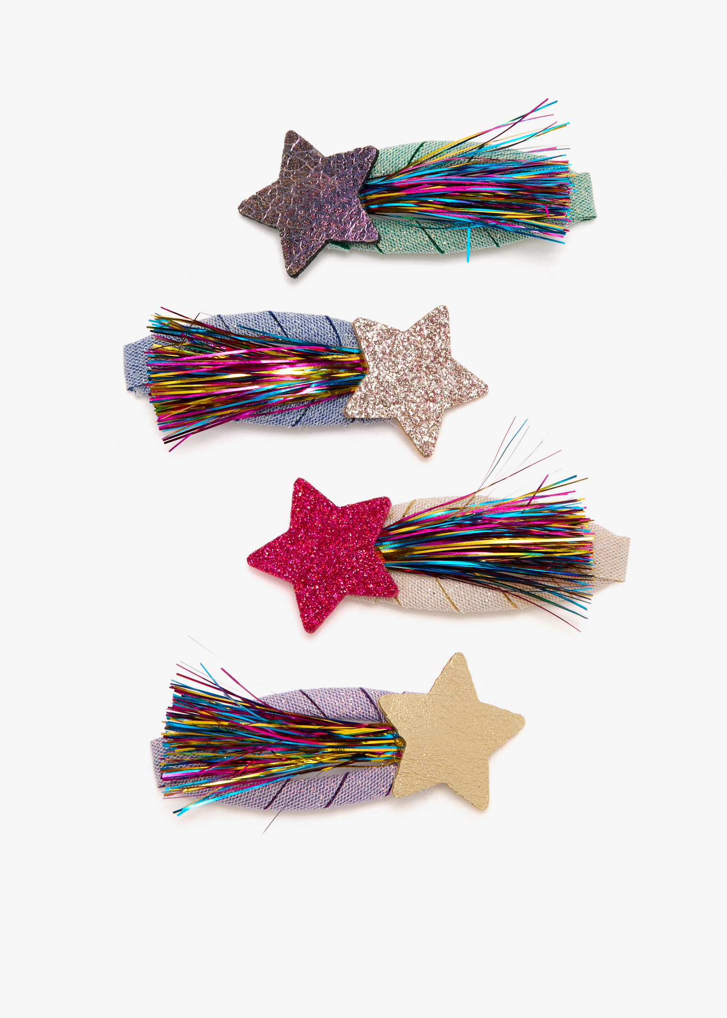 

Tinsel Star clic clacs, Multicolored