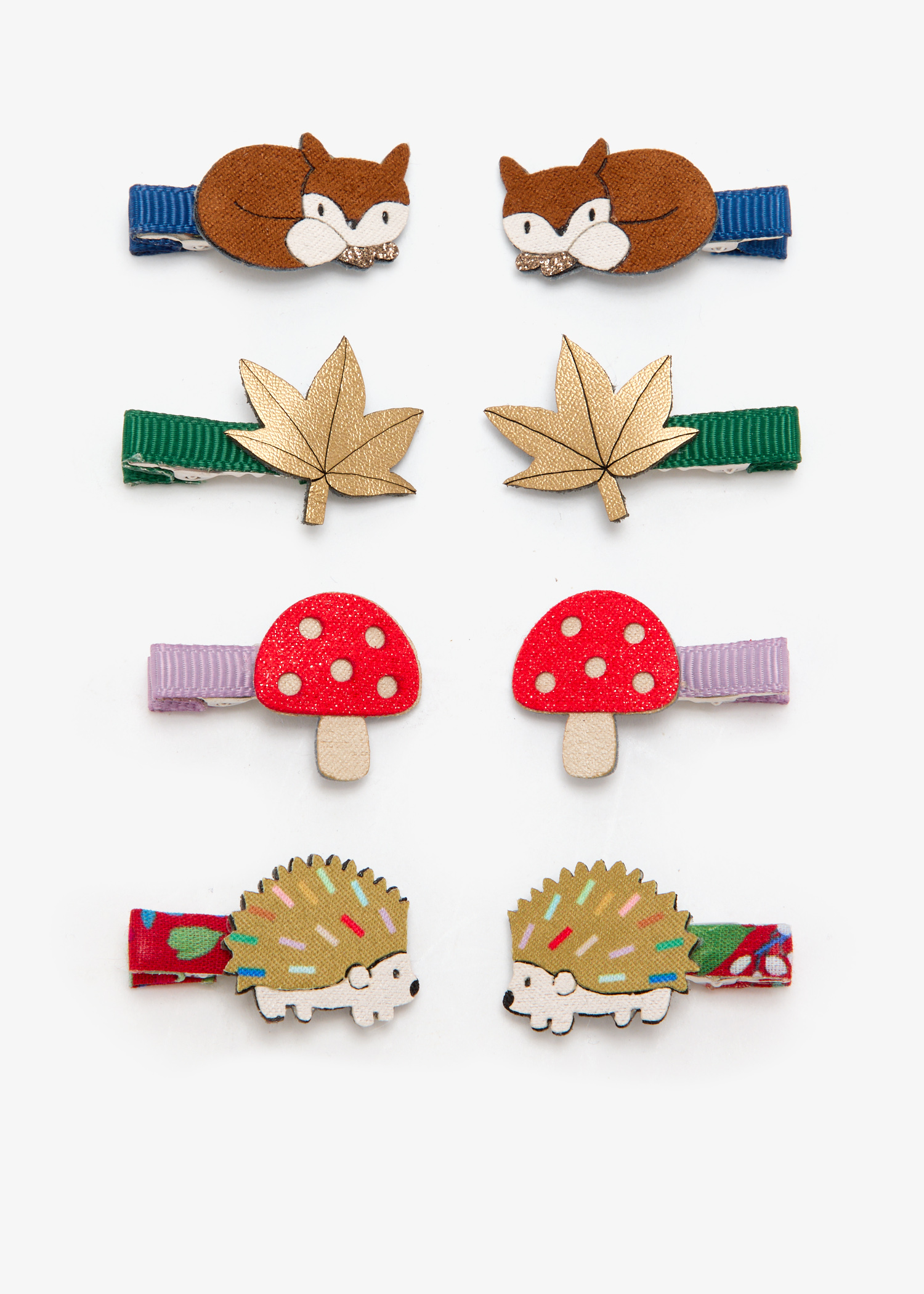 

Autumn woodland mini clips, Multicolored