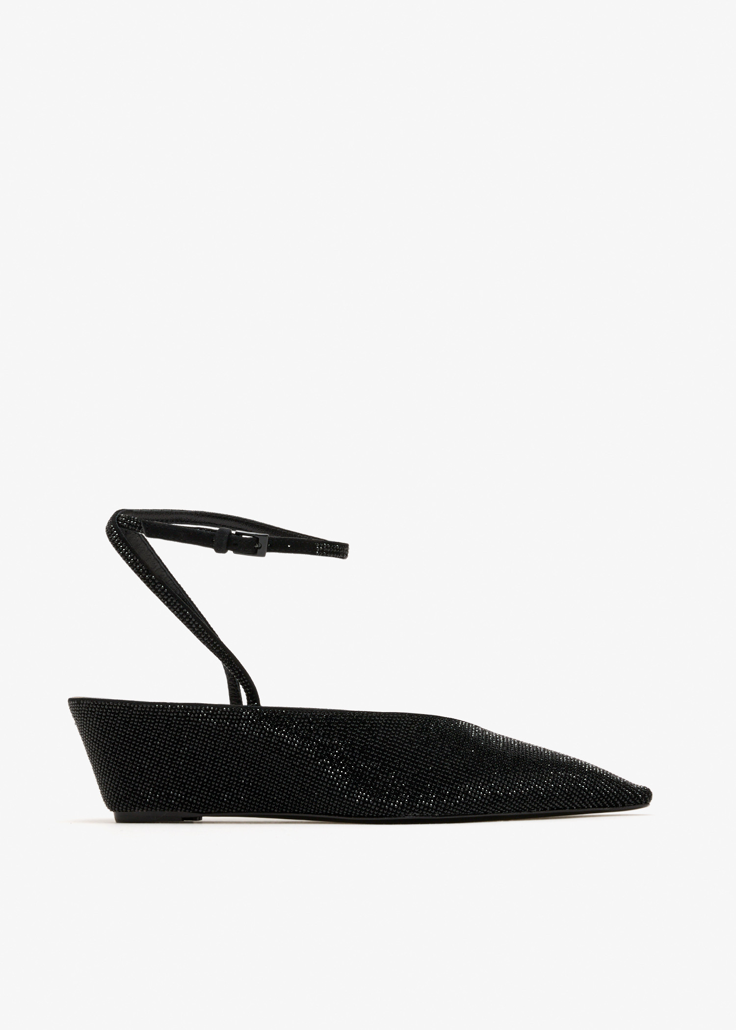 

Pavé wedge pumps, Black