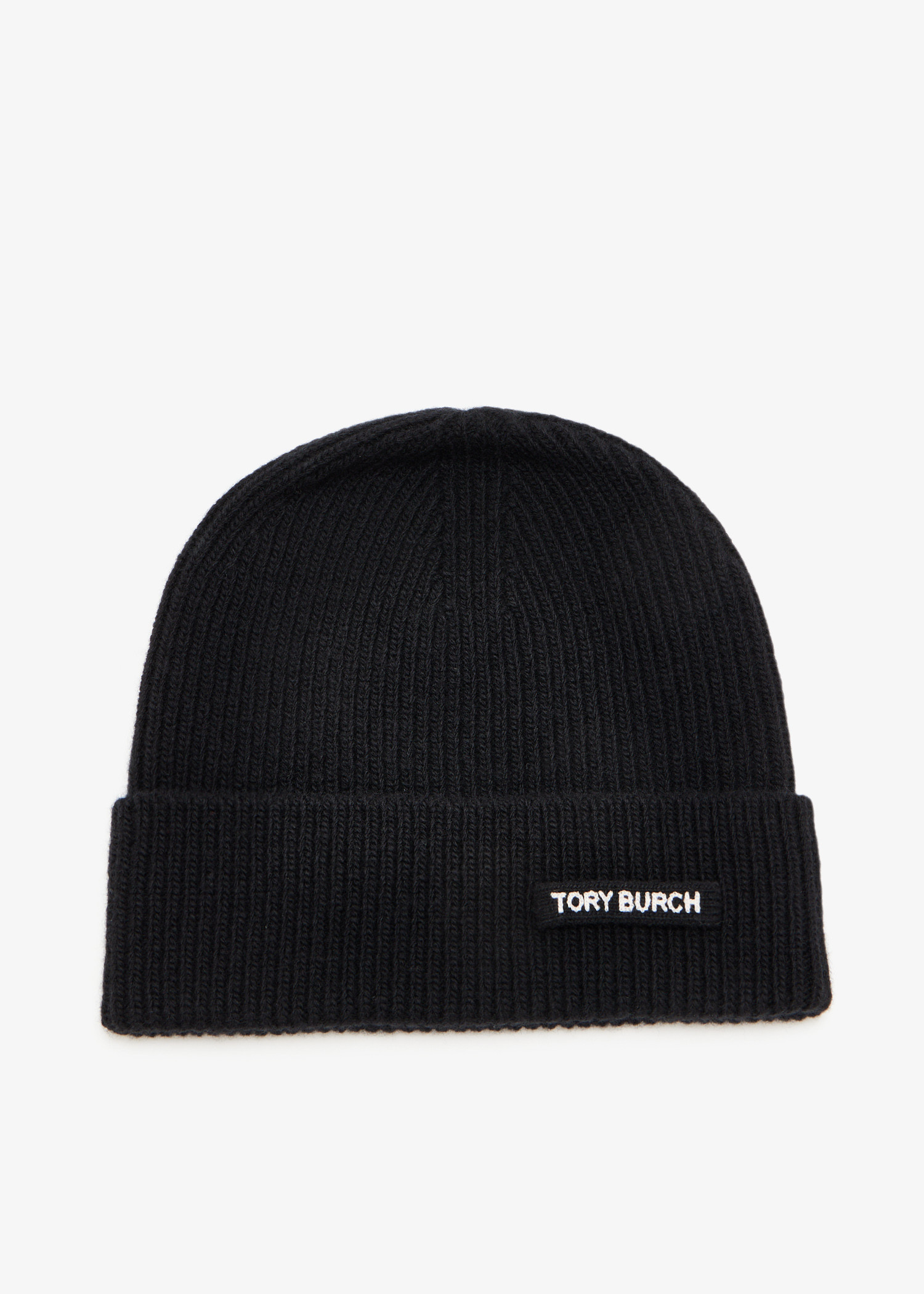 

Ribbed knit beanie, Black