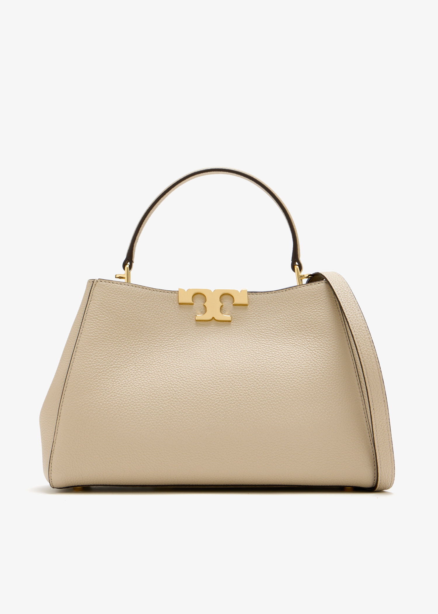 

Medium Eleanor soft satchel, Beige