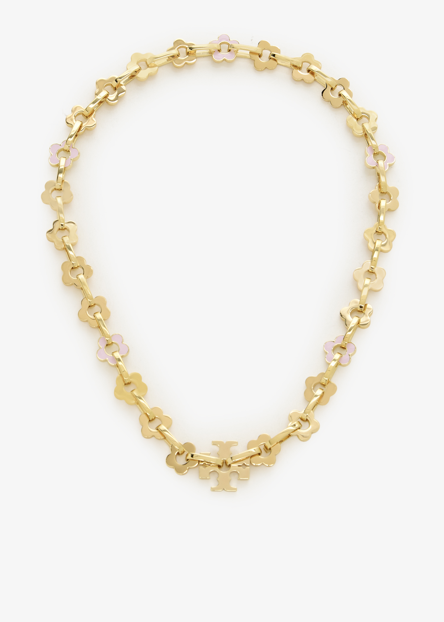 

Forget Me Not Interlocking necklace, Gold