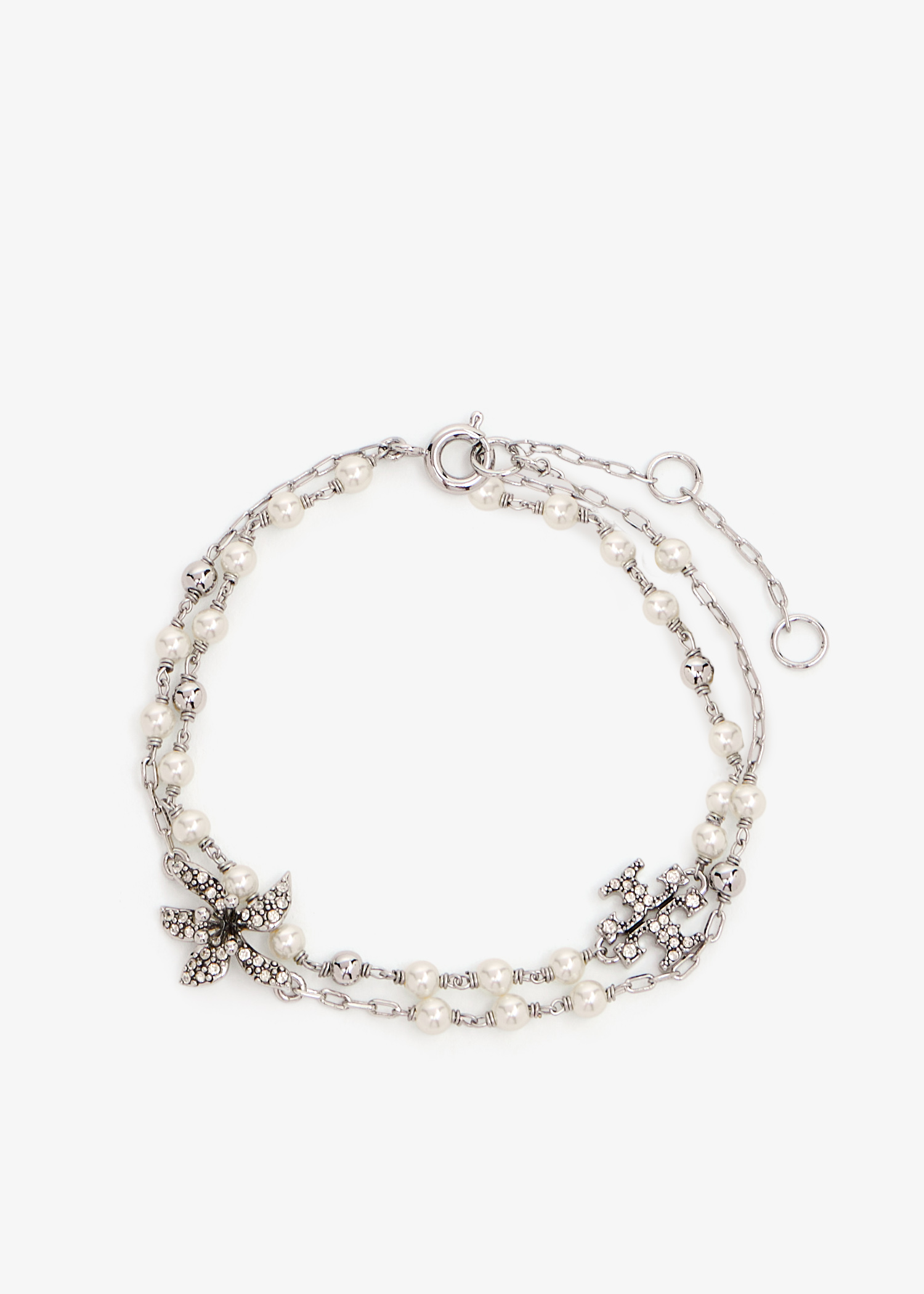 

Moondance multi-strand pearl bracelet, Silver