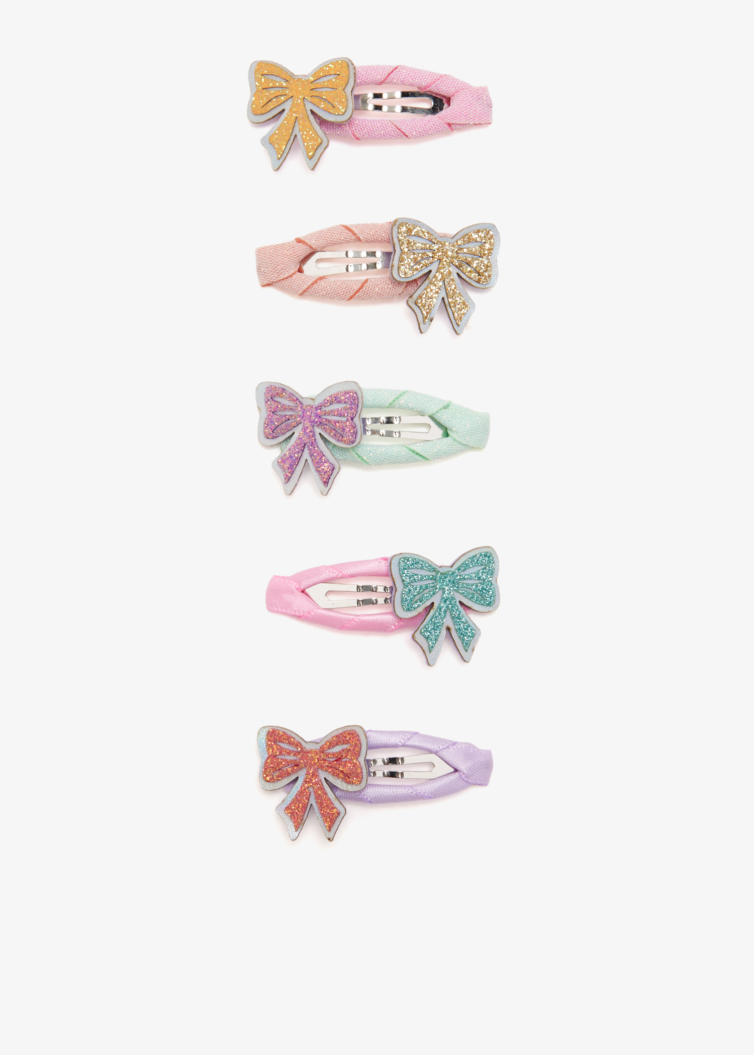

Sparkle Bow mini clic clacs, Multicolored