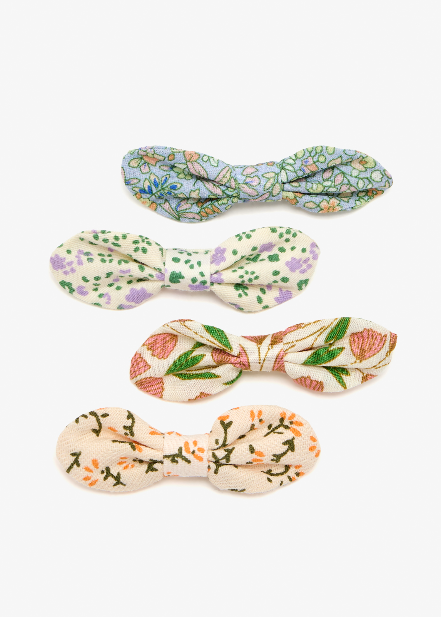 

Flora Bow clips, Multicolored