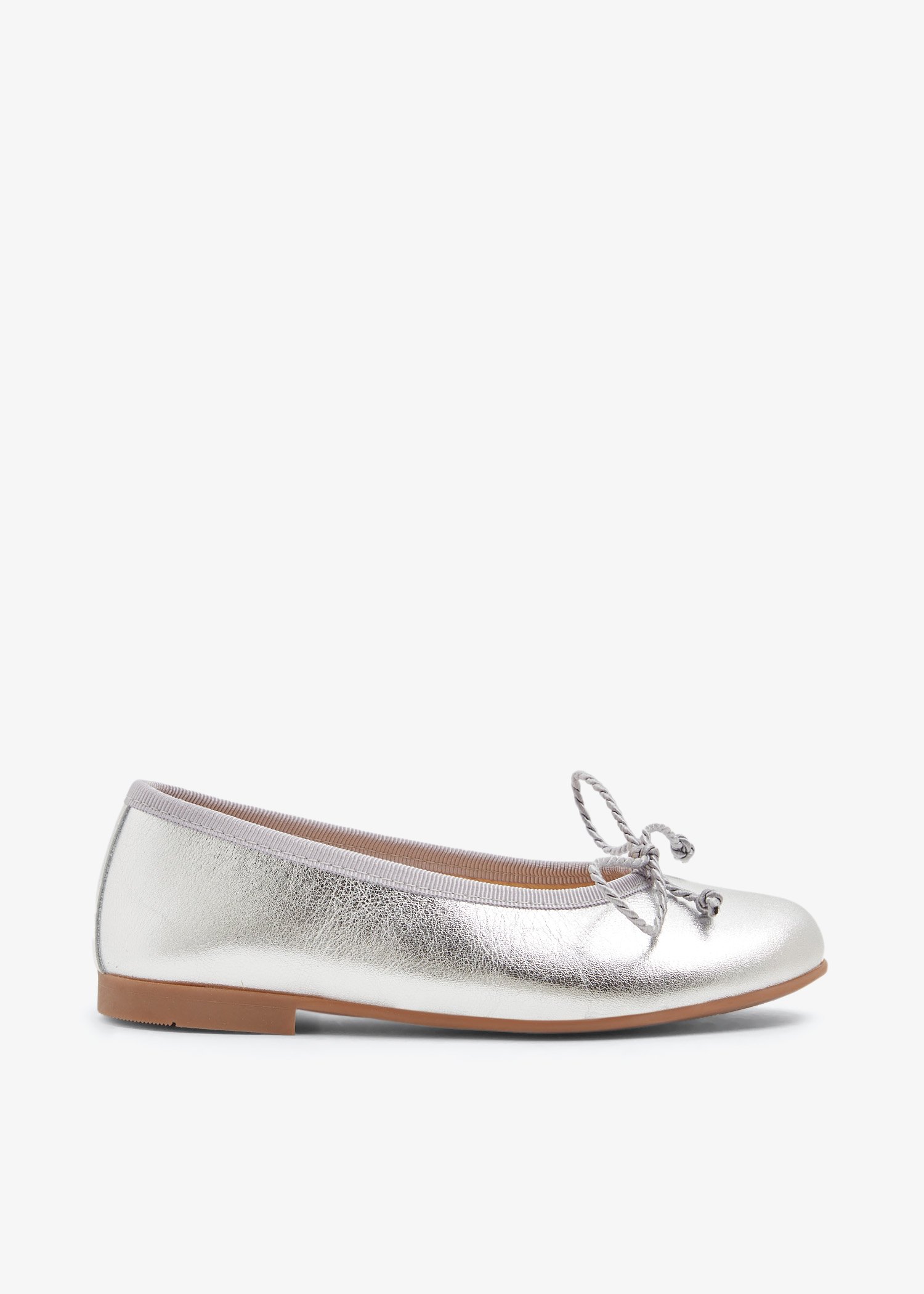 

Ballerina flats, Silver