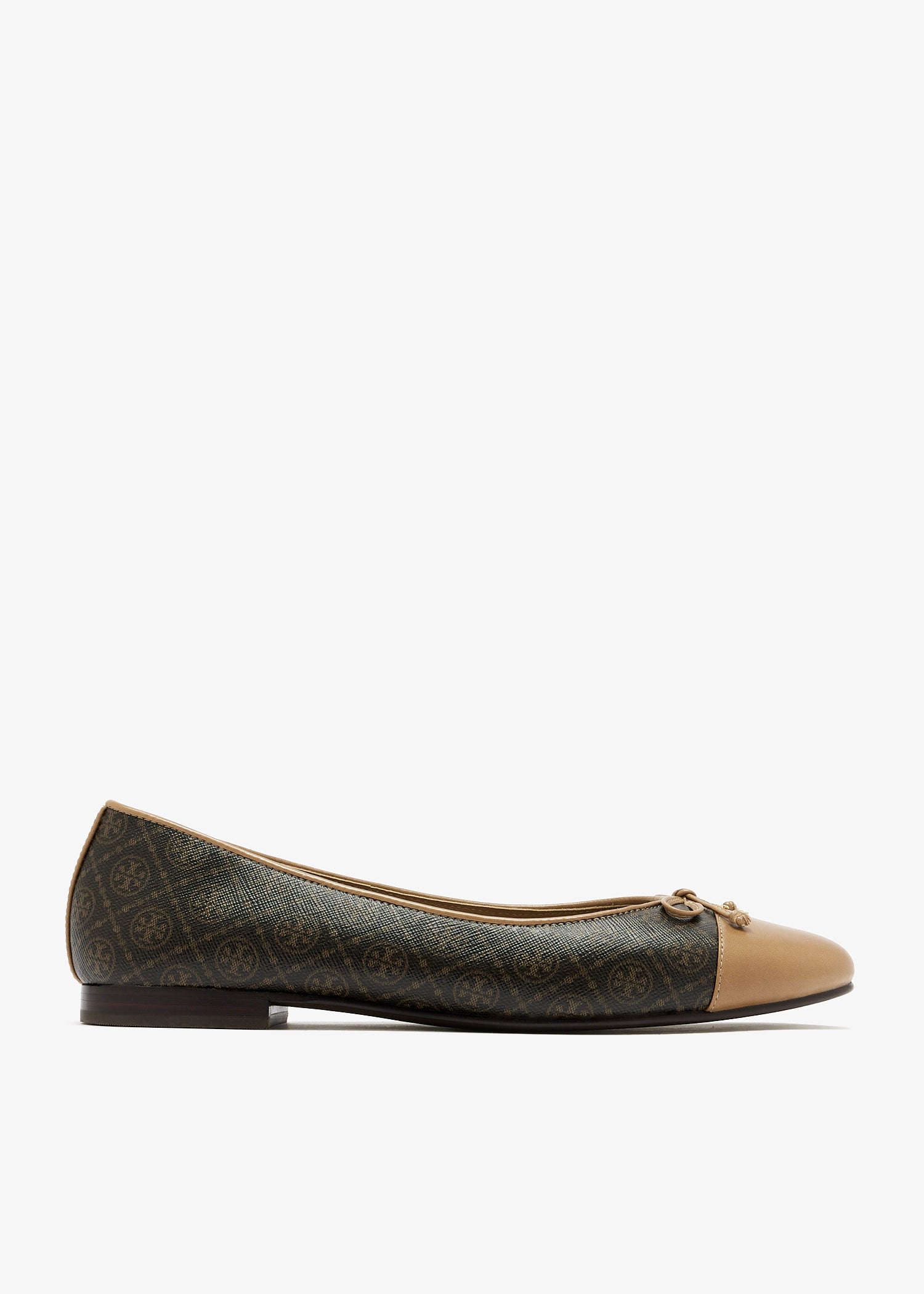 

Cap-toe ballerinas, Brown