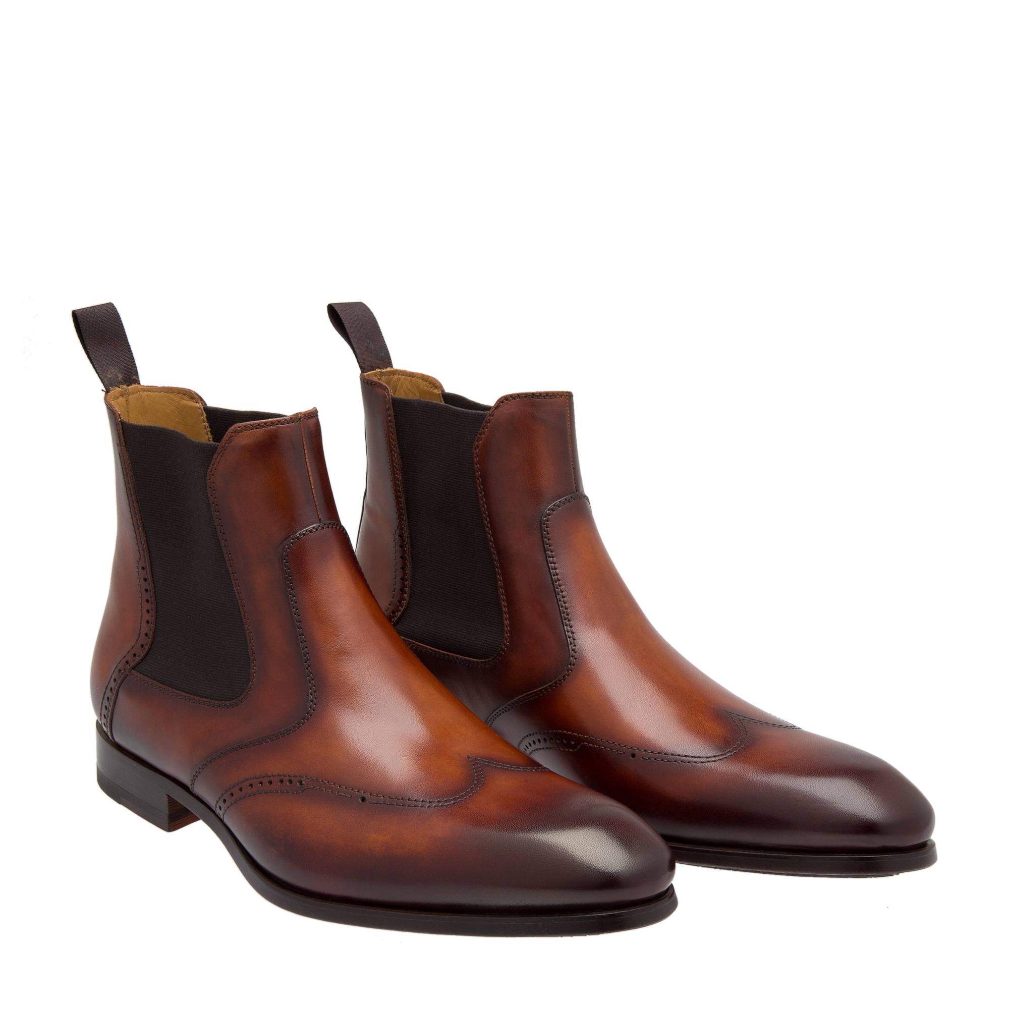 

Leather Chelsea boots, Brown