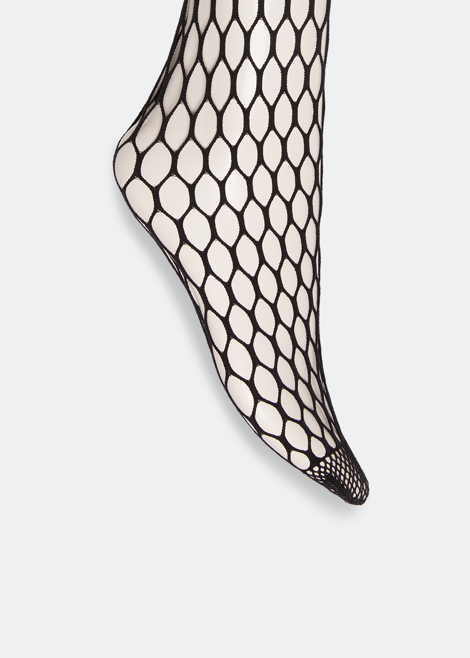 

x Amina Muaddi net tights, Black