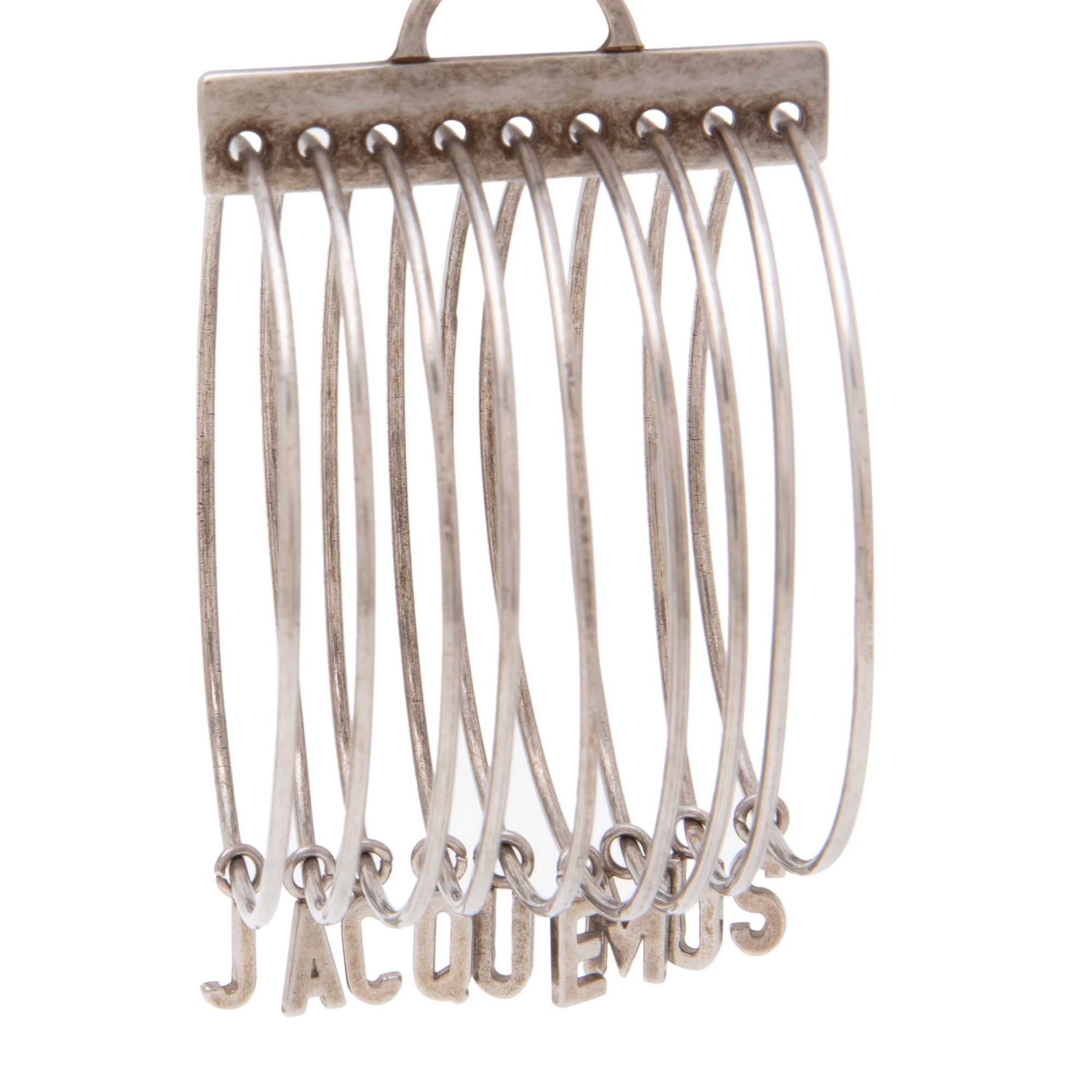 

Les Anneaux earrings, Silver