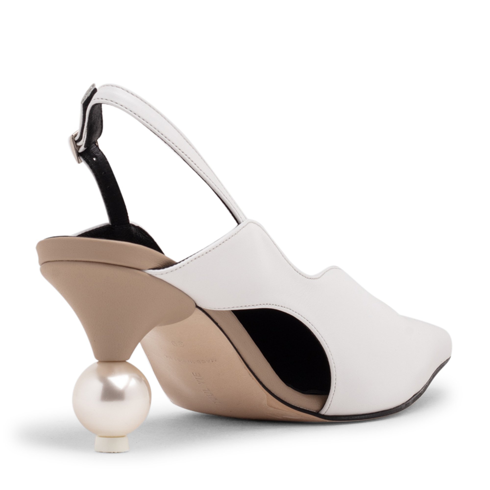 

Doreen slingback pumps, White