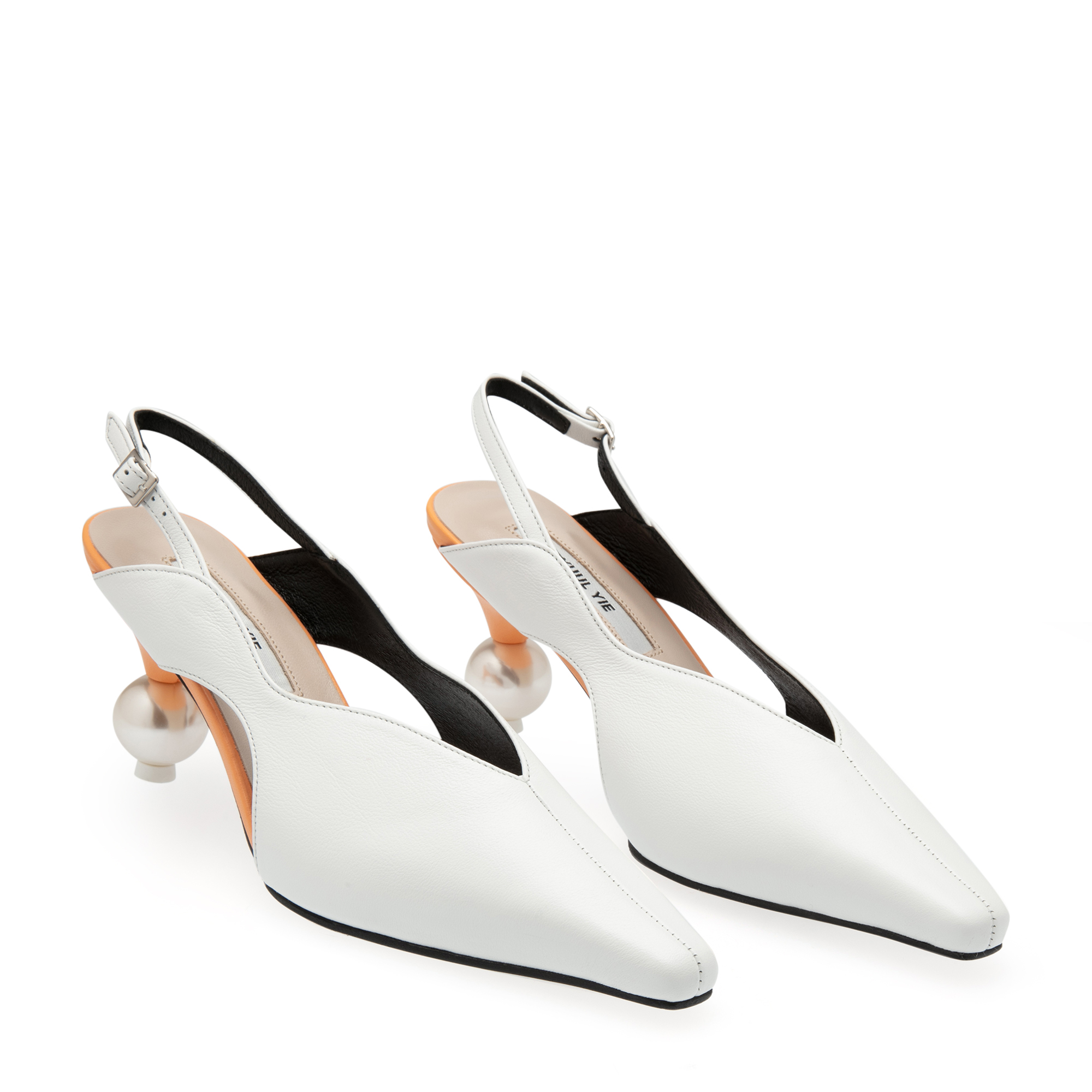 

Doreen slingback pumps, White