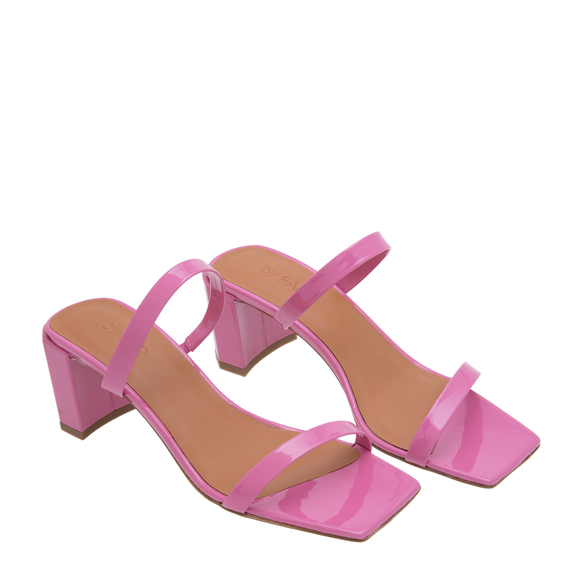 

Tanya leather sandals, Pink