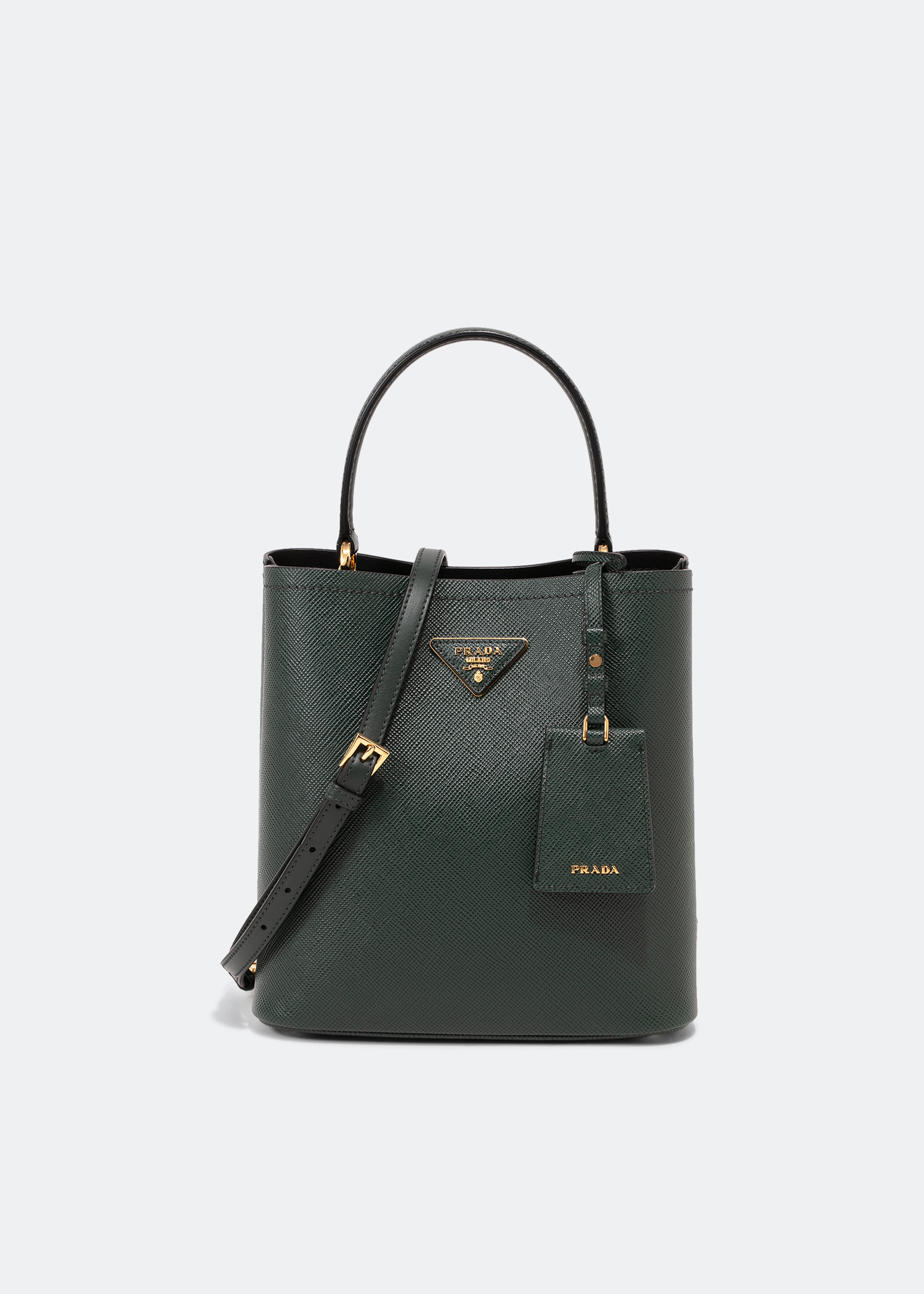 

Panier leather bag, Green