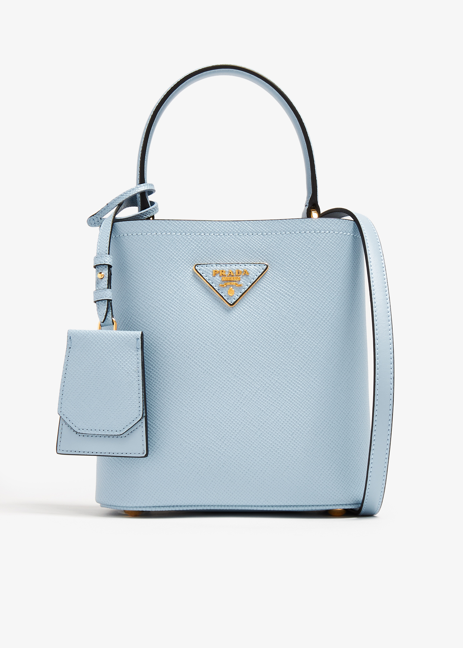 

Panier small leather bag, Blue