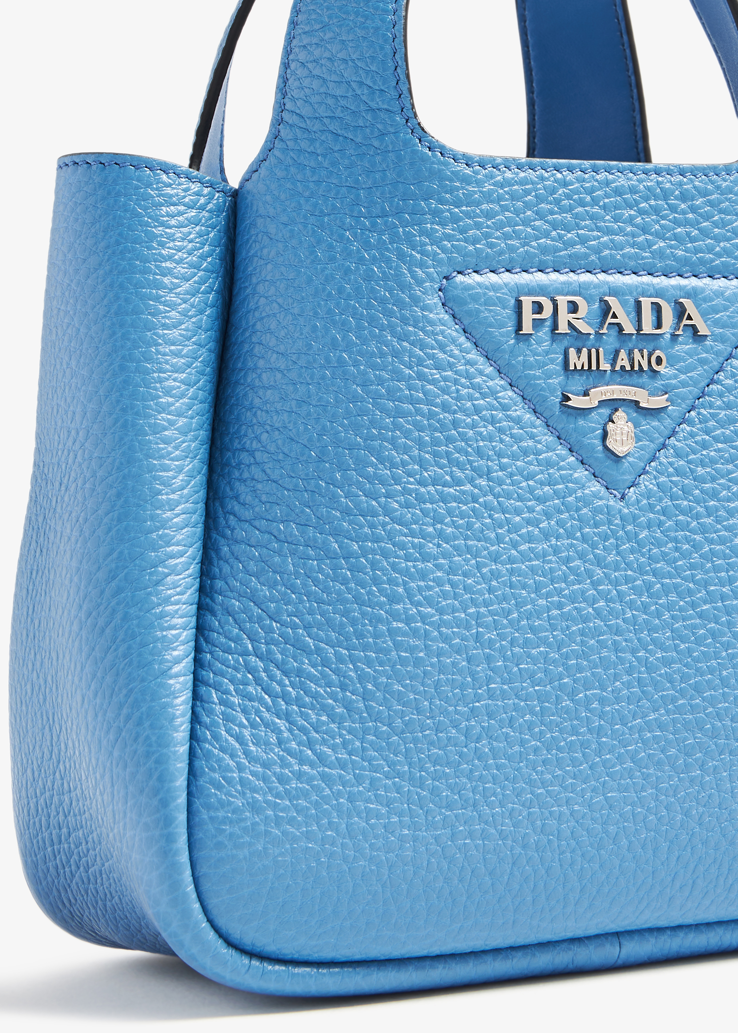 

Leather mini bag, Blue