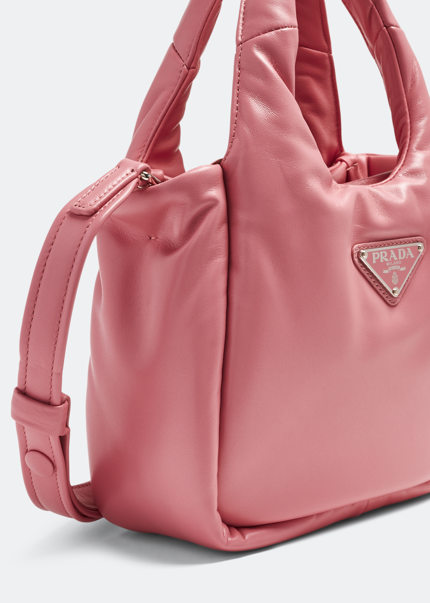 

Padded small soft bag, Pink