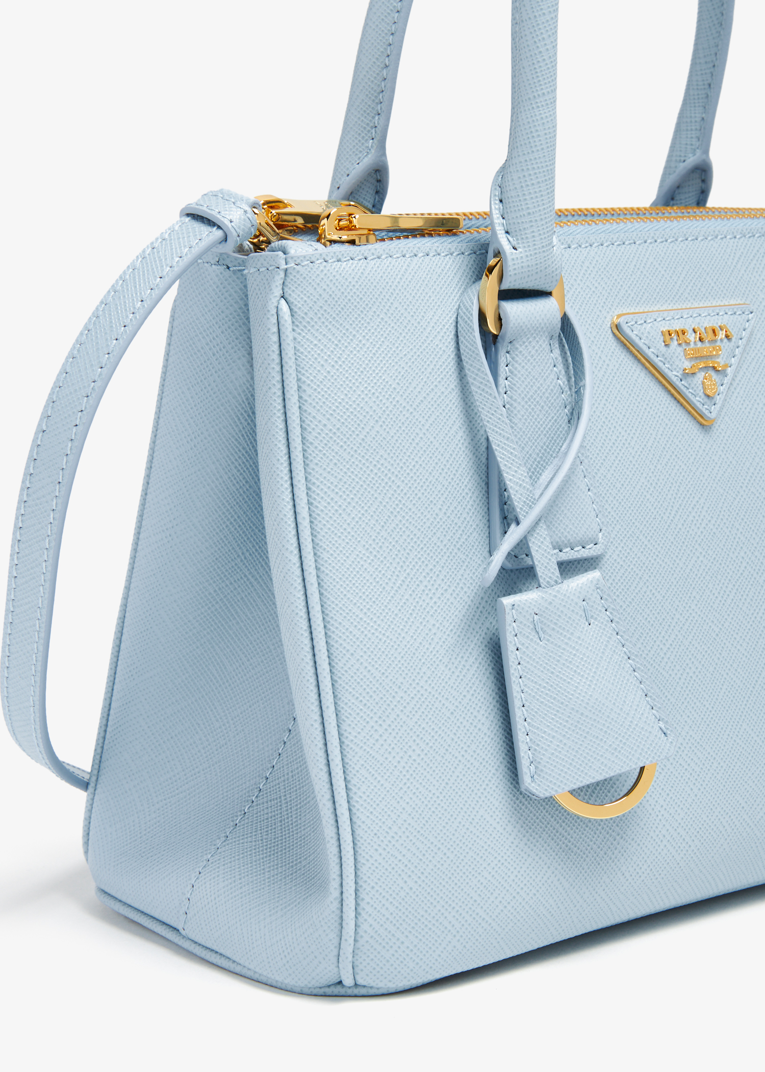 

Galleria small leather bag, Blue