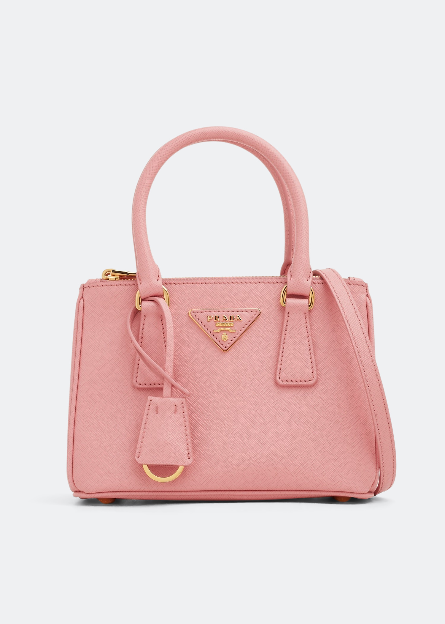 

Galleria leather micro bag, Pink