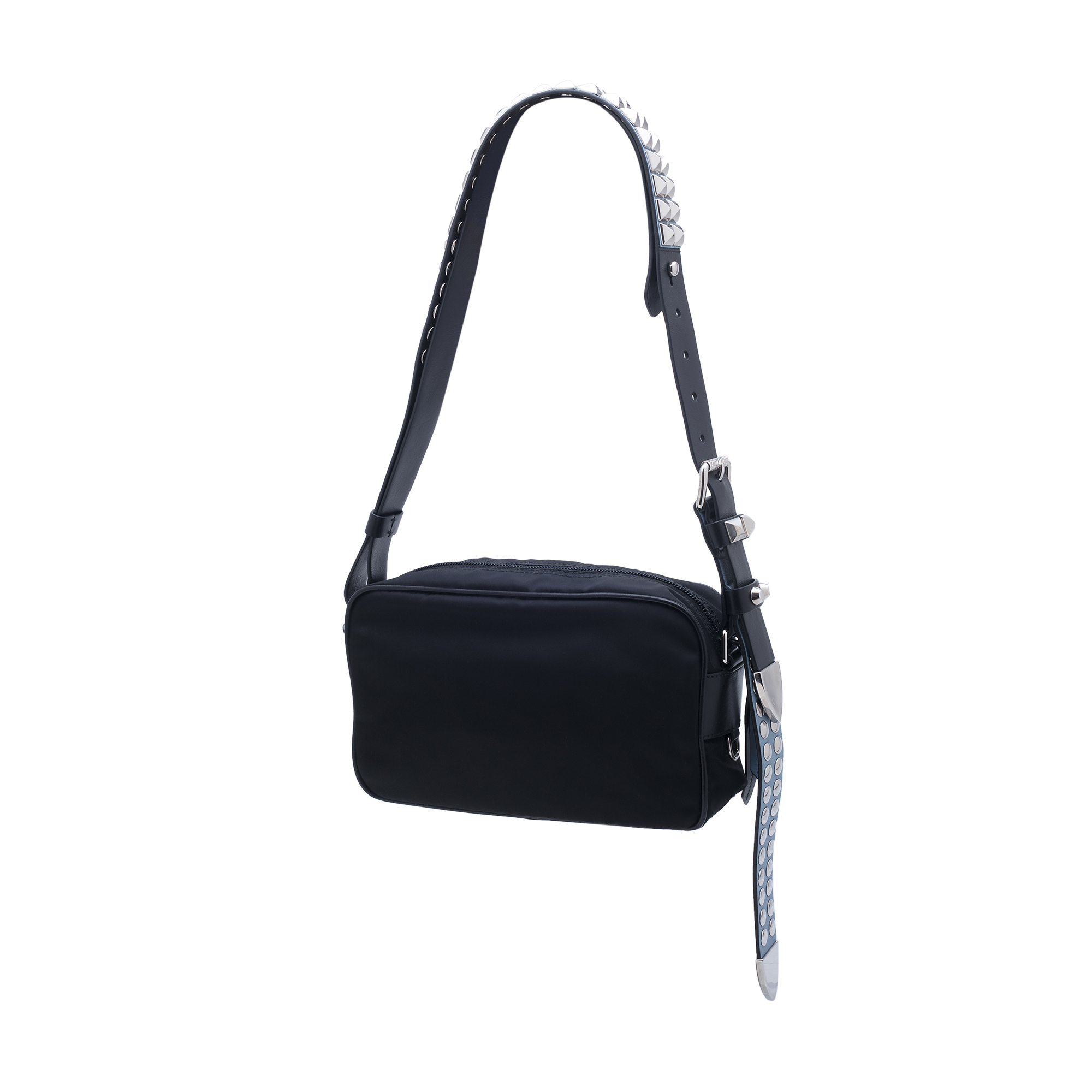 

Nylon shoulder bag, Blue