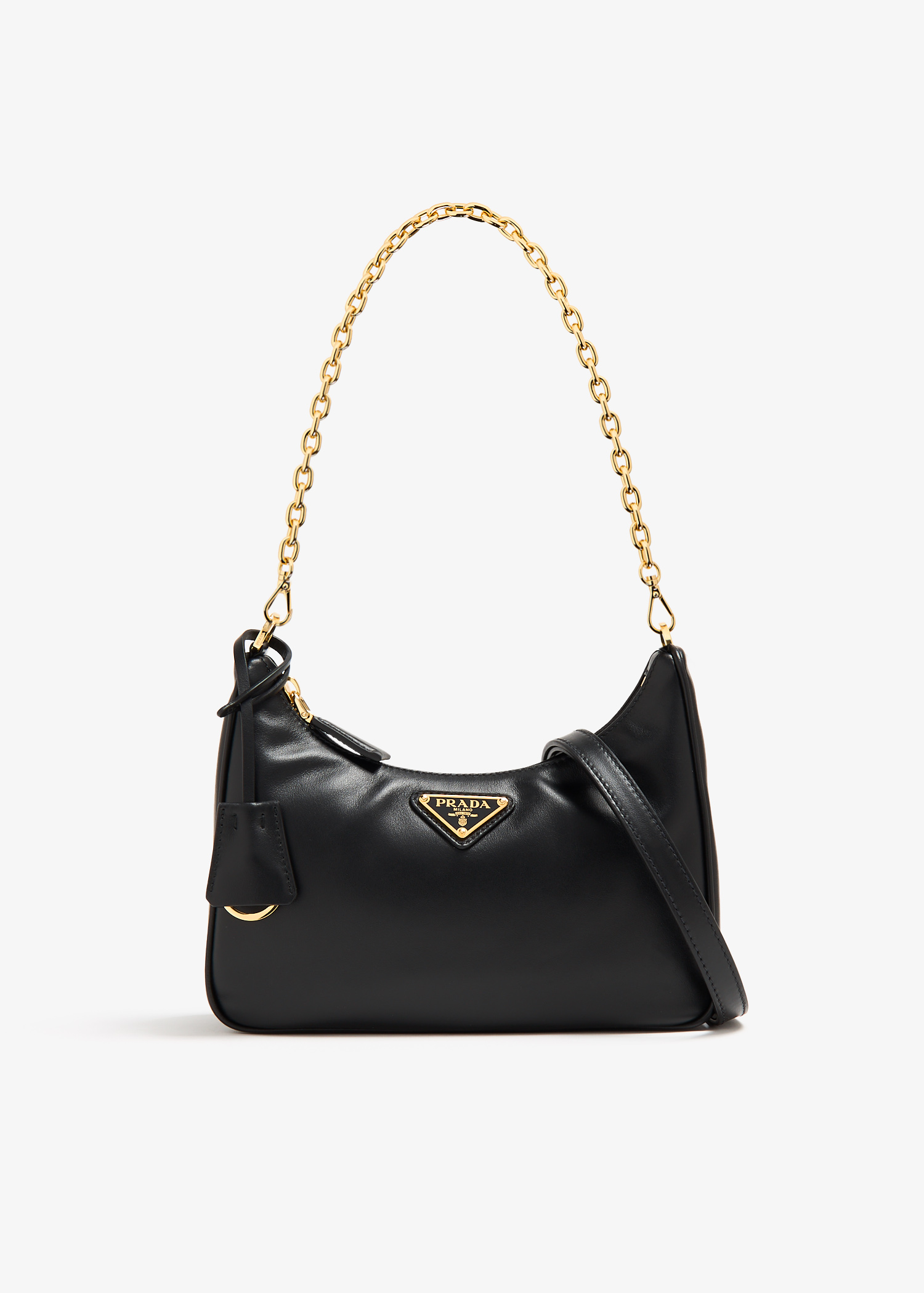 

Prada Re-Edition leather mini bag, Black