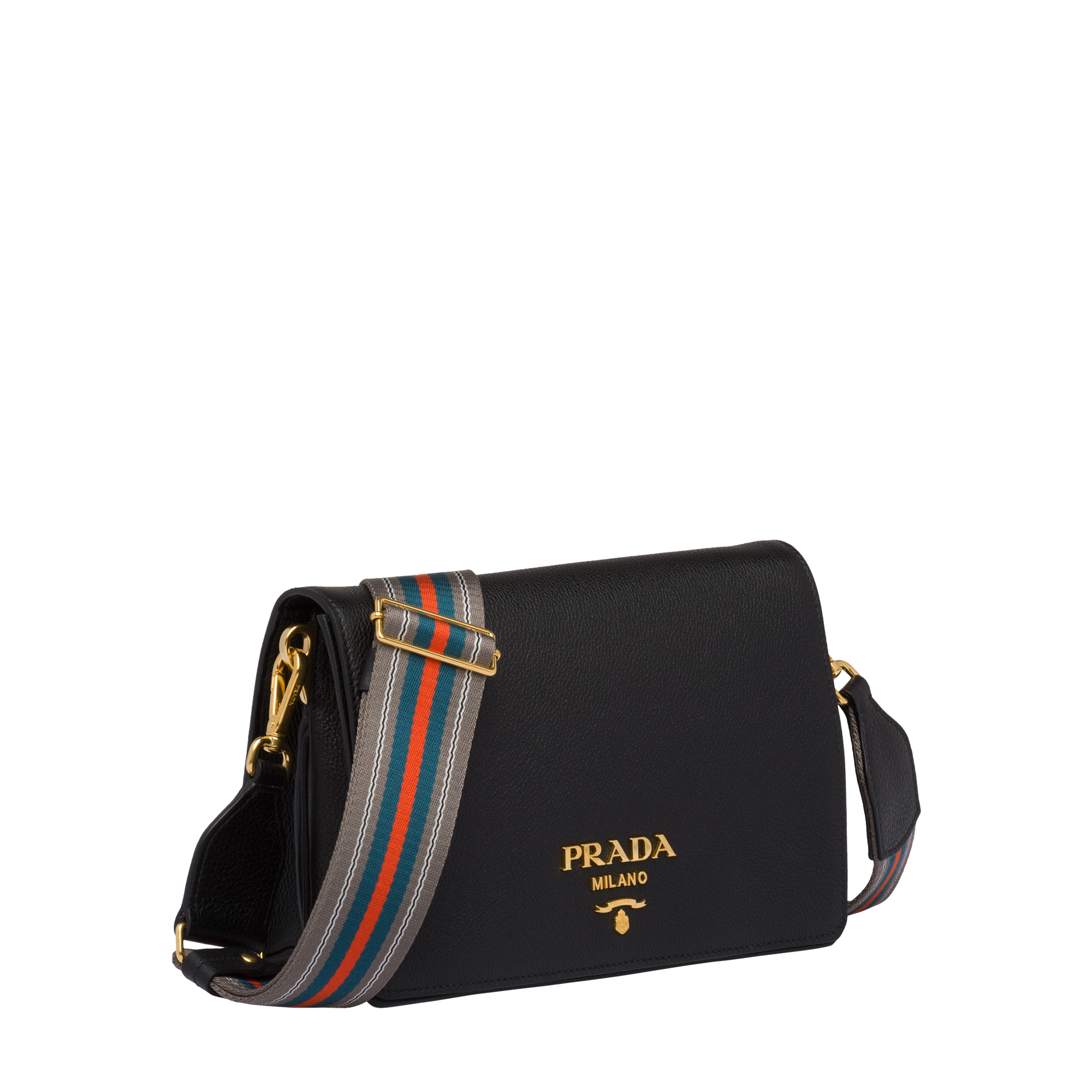 

Leather shoulder bag, Black