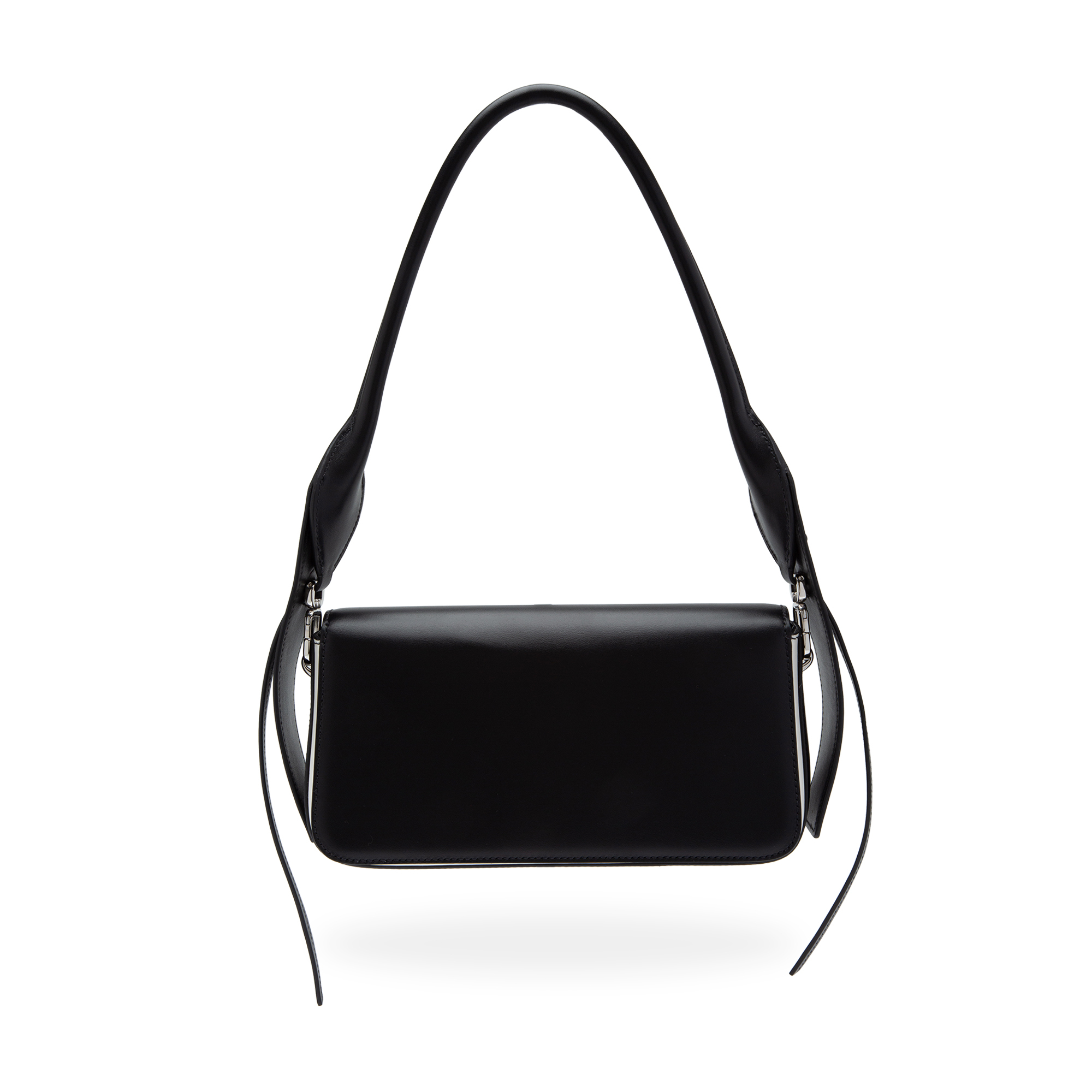 

Manuelle leather shoulder bag, Black