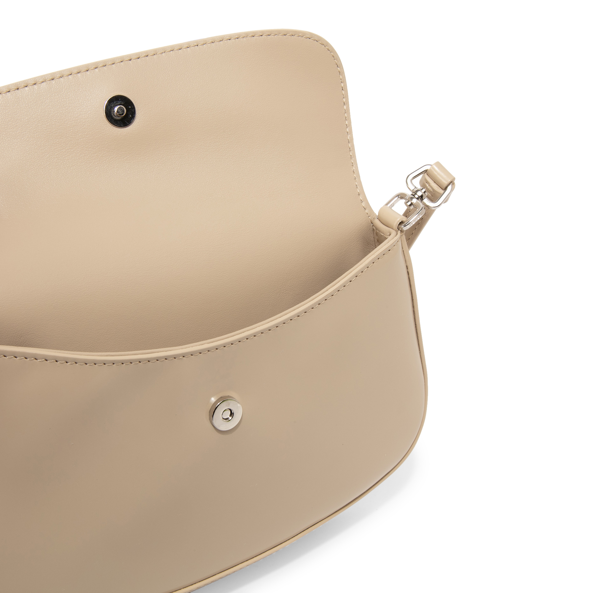 

Cleo leather shoulder bag, Beige