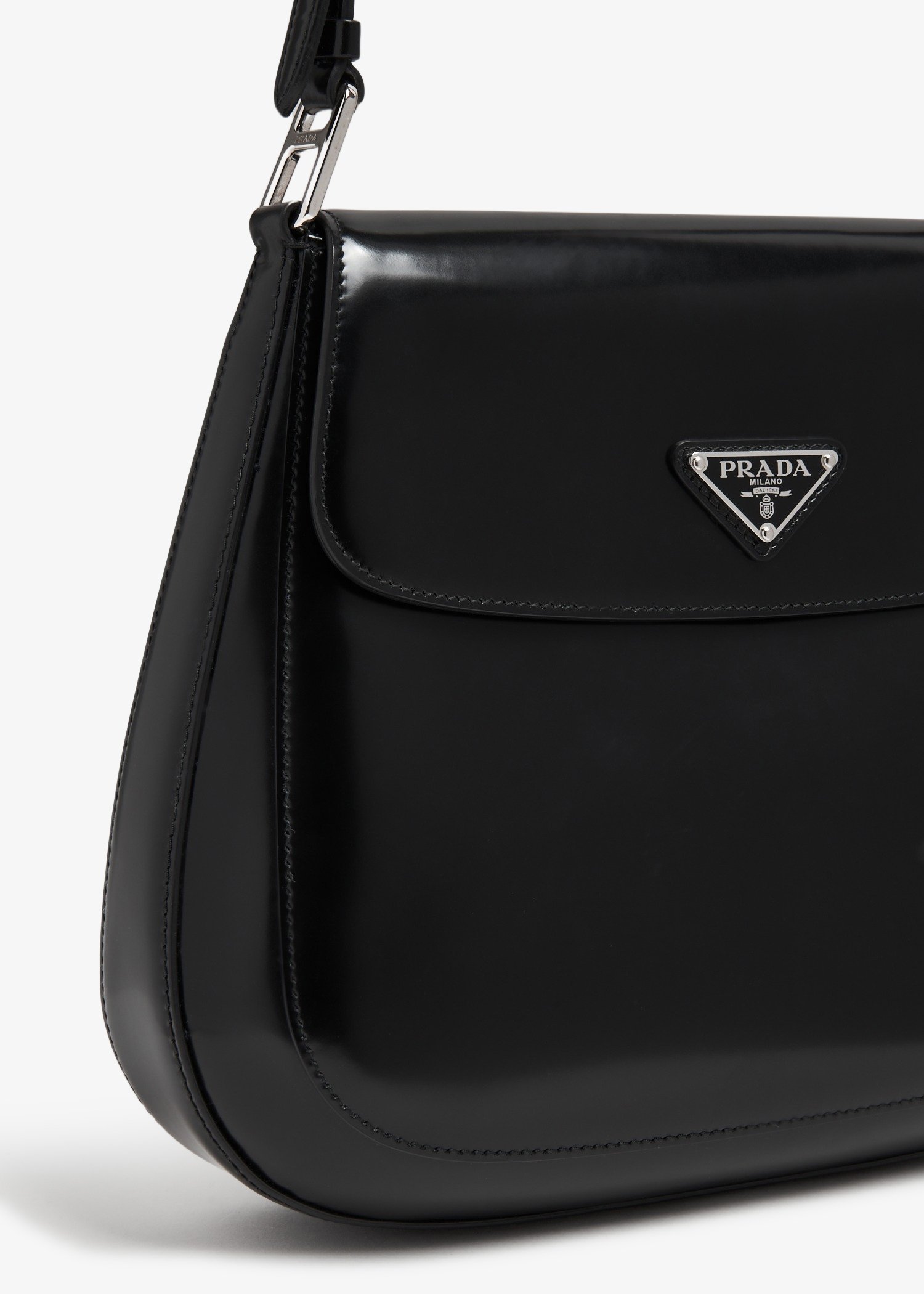 

Cleo flap shoulder bag, Black