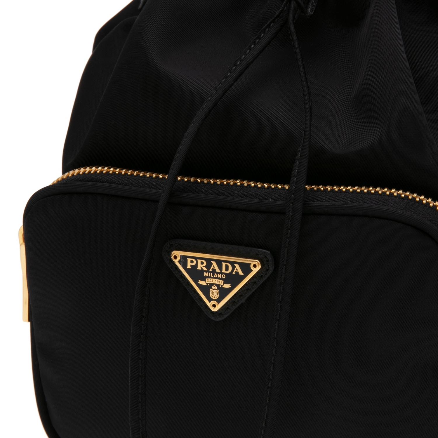

Duet fabric shoulder bag, Black