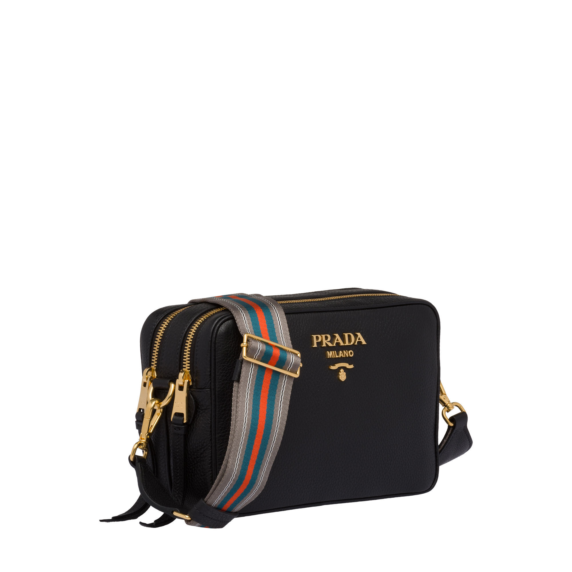 

Leather shoulder bag, Black