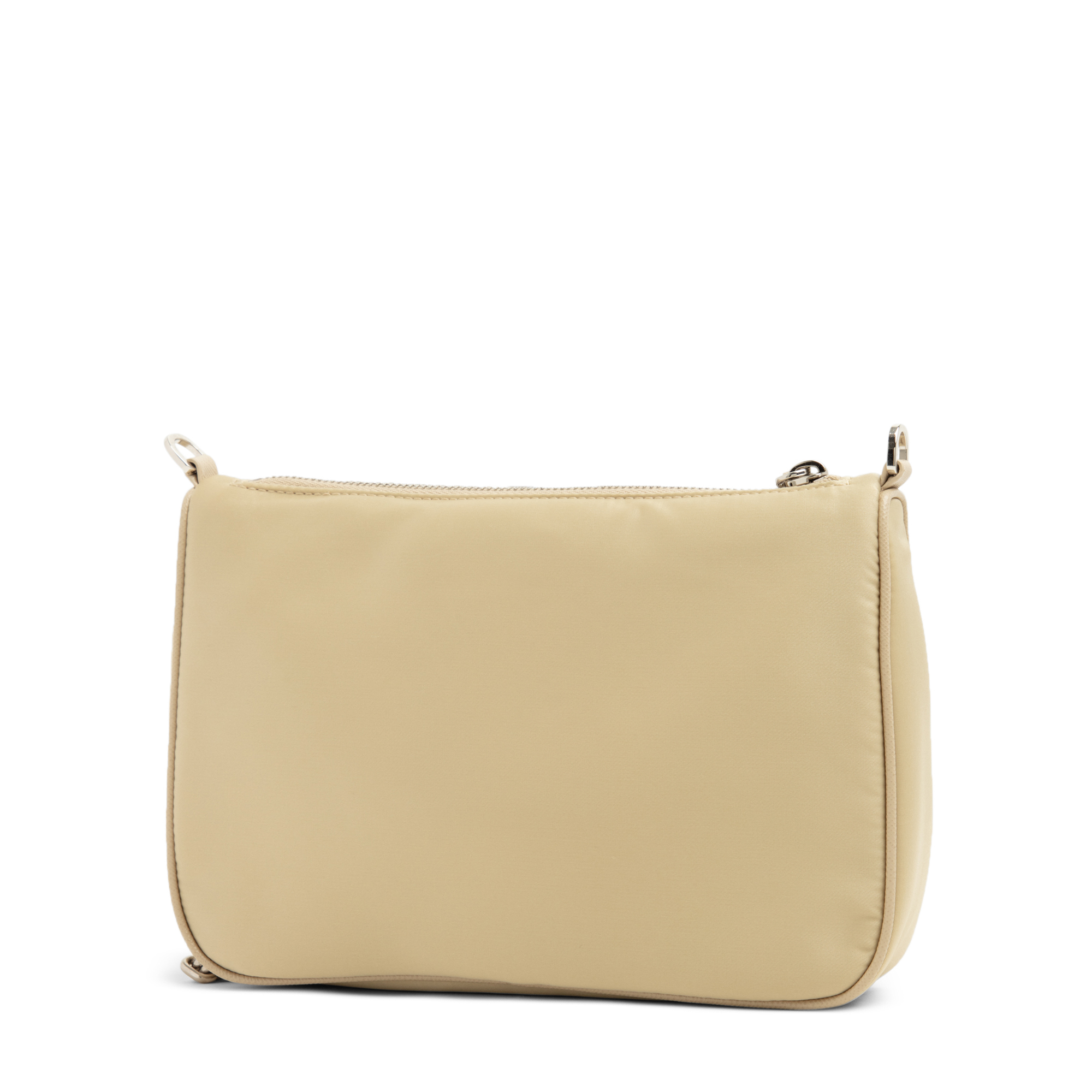 

Nylon shoulder bag, Beige