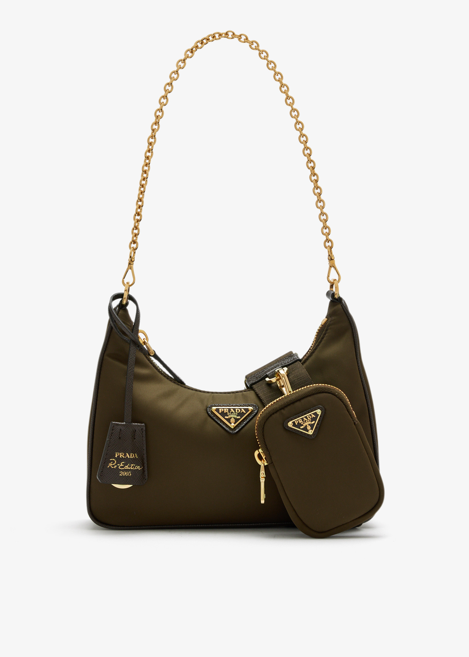

Prada Re-Edition 2005 Re-Nylon bag, Khaki