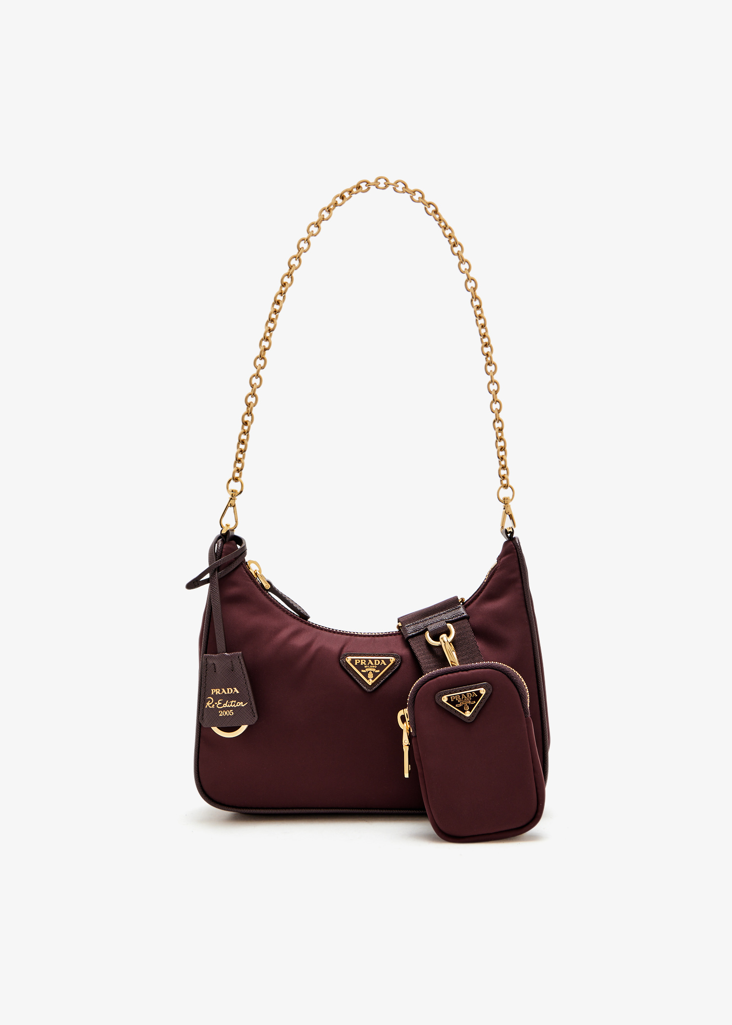 

Prada Re-Edition 2005 Re-Nylon bag, Burgundy