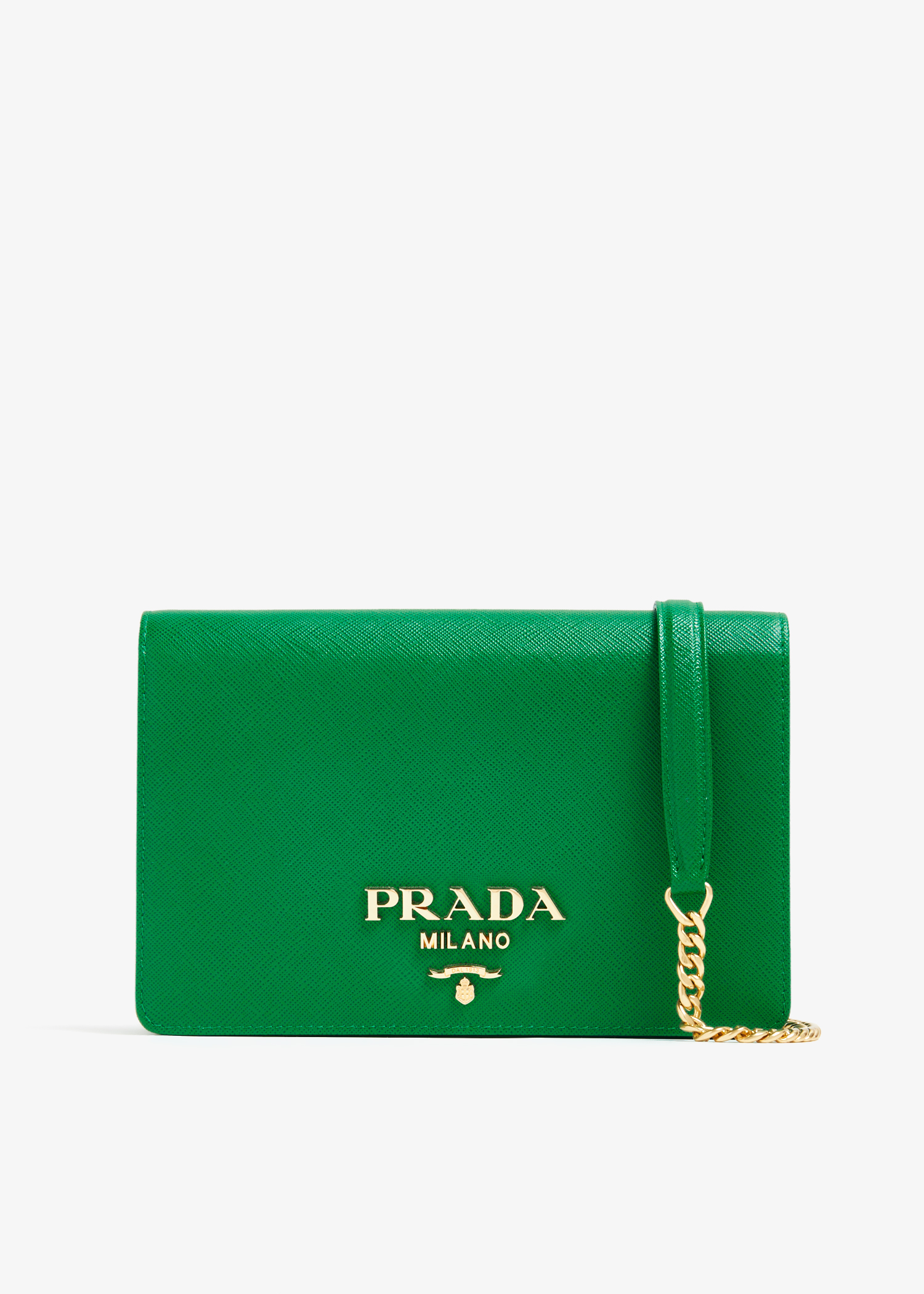 

Saffiano leather mini bag, Green