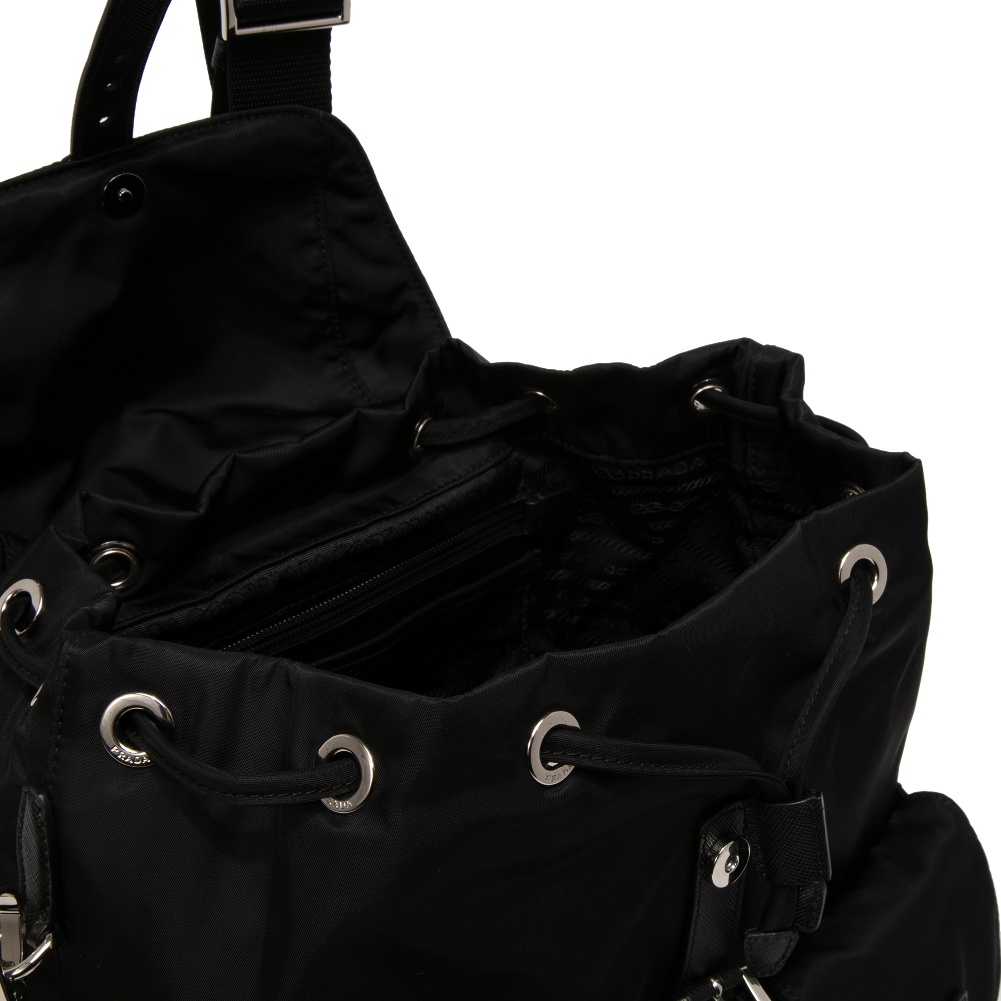 

Nylon backpack, Black