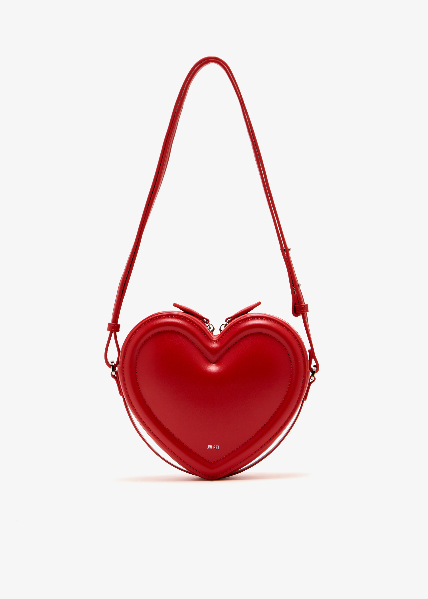 

Arlene heart-shaped bag, Red