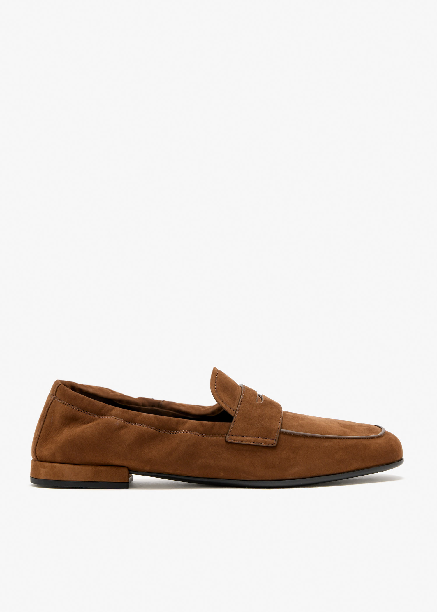 

Shuffle nubuck loafers, Brown