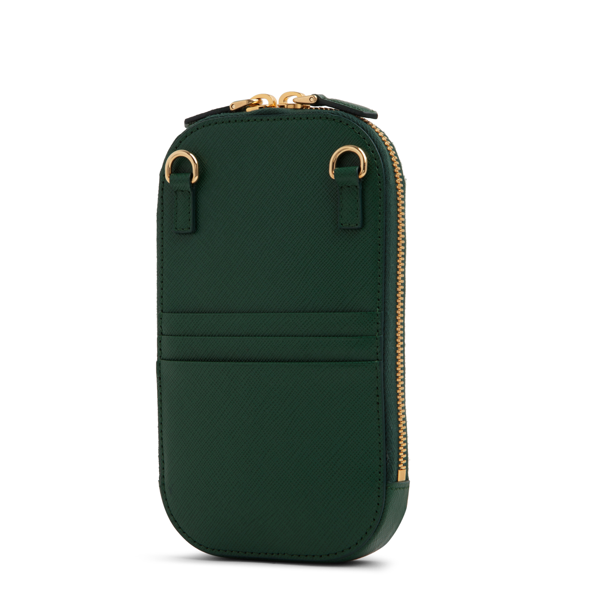 

Saffiano leather bag, Green