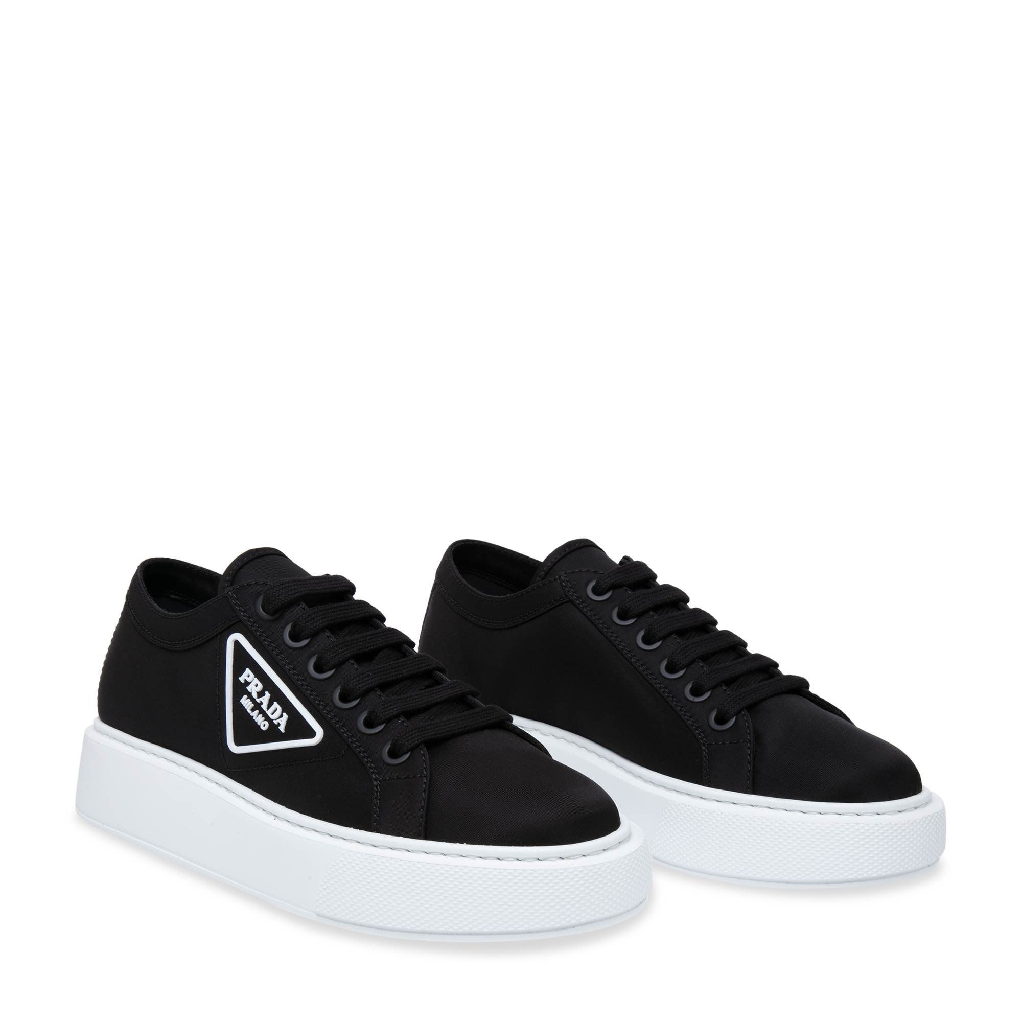 

Cotton canvas sneakers, Black