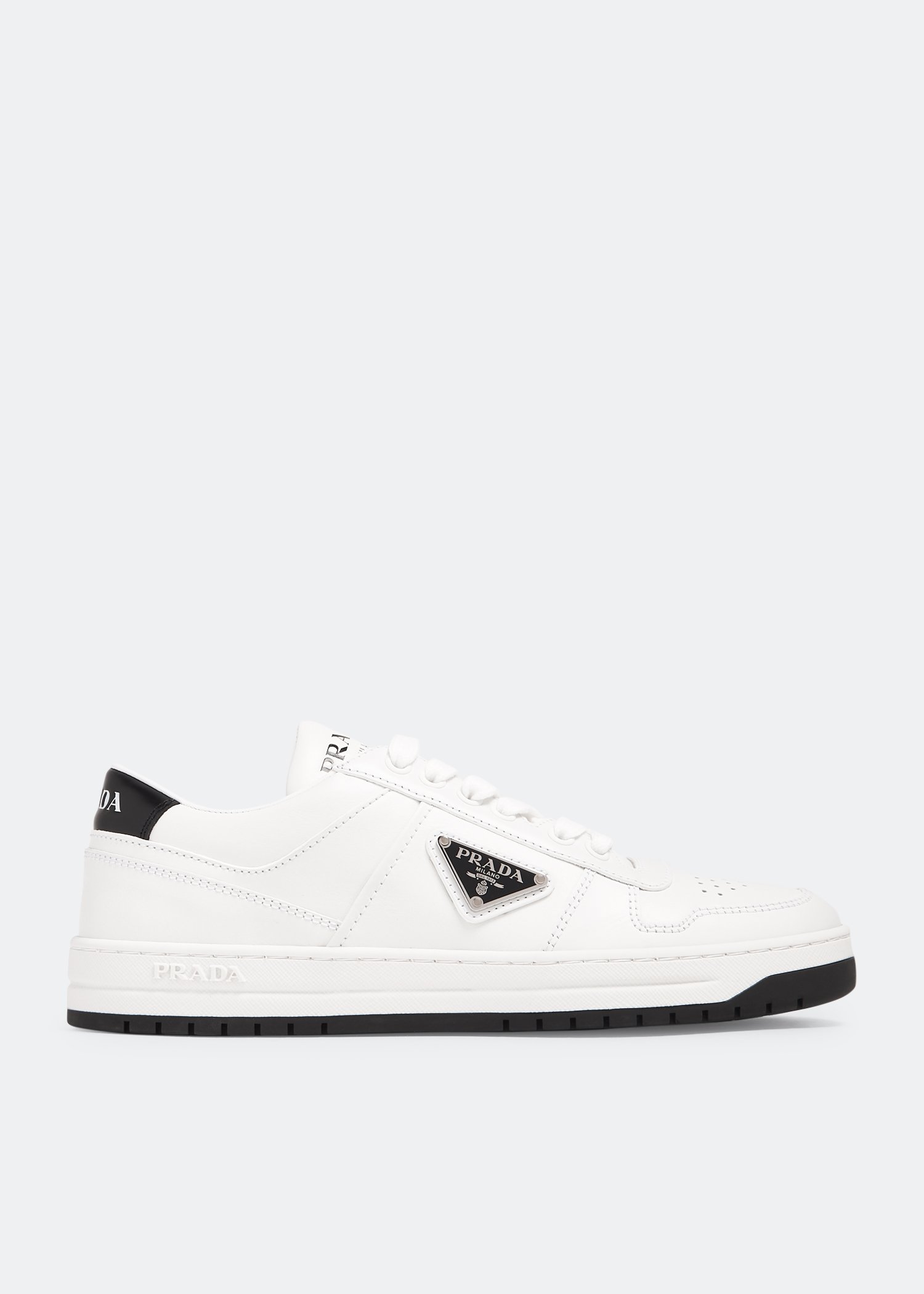 

Downtown perforated leather sneakers, White