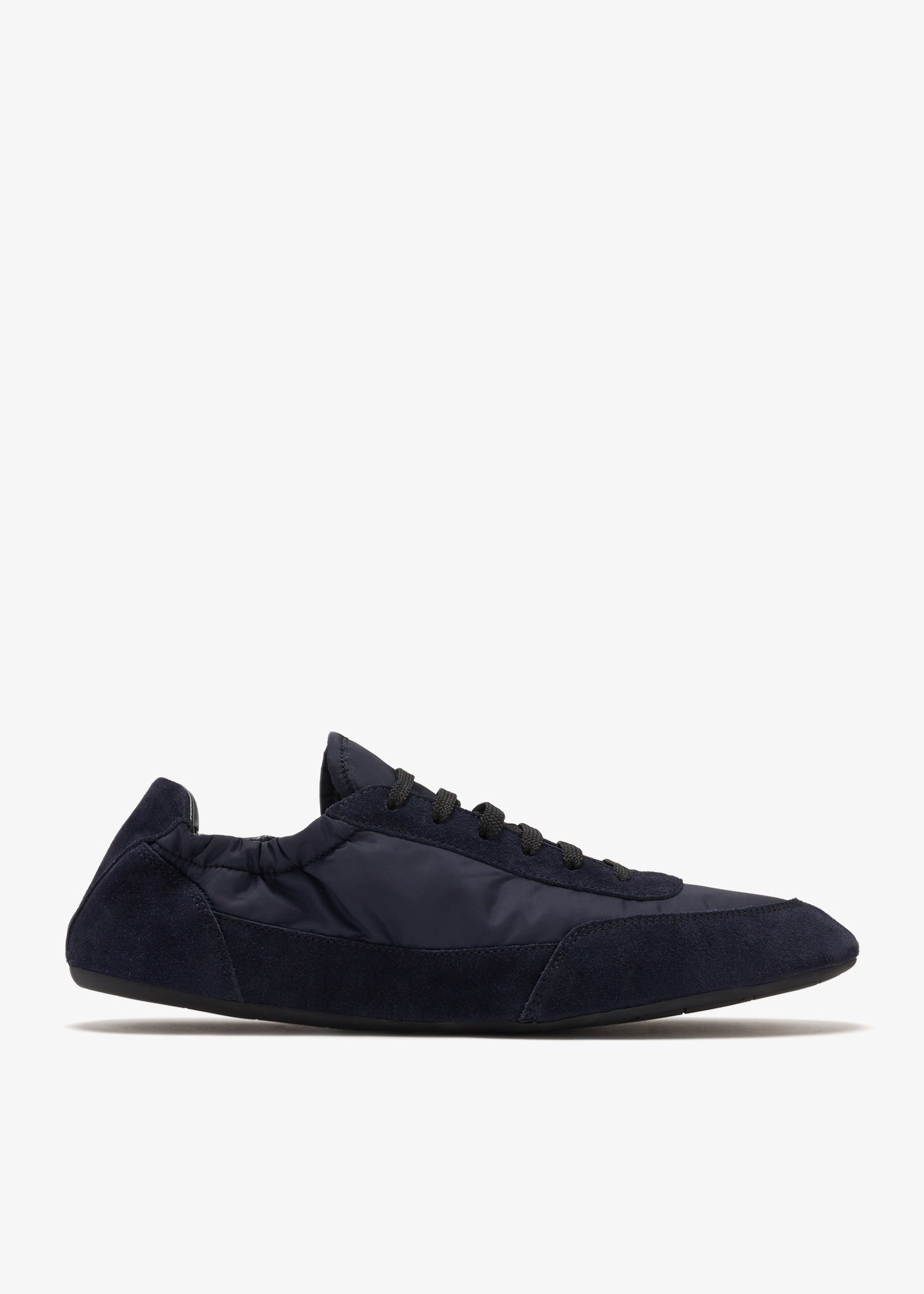 

Collapse Re-Nylon and suede sneakers, Navy