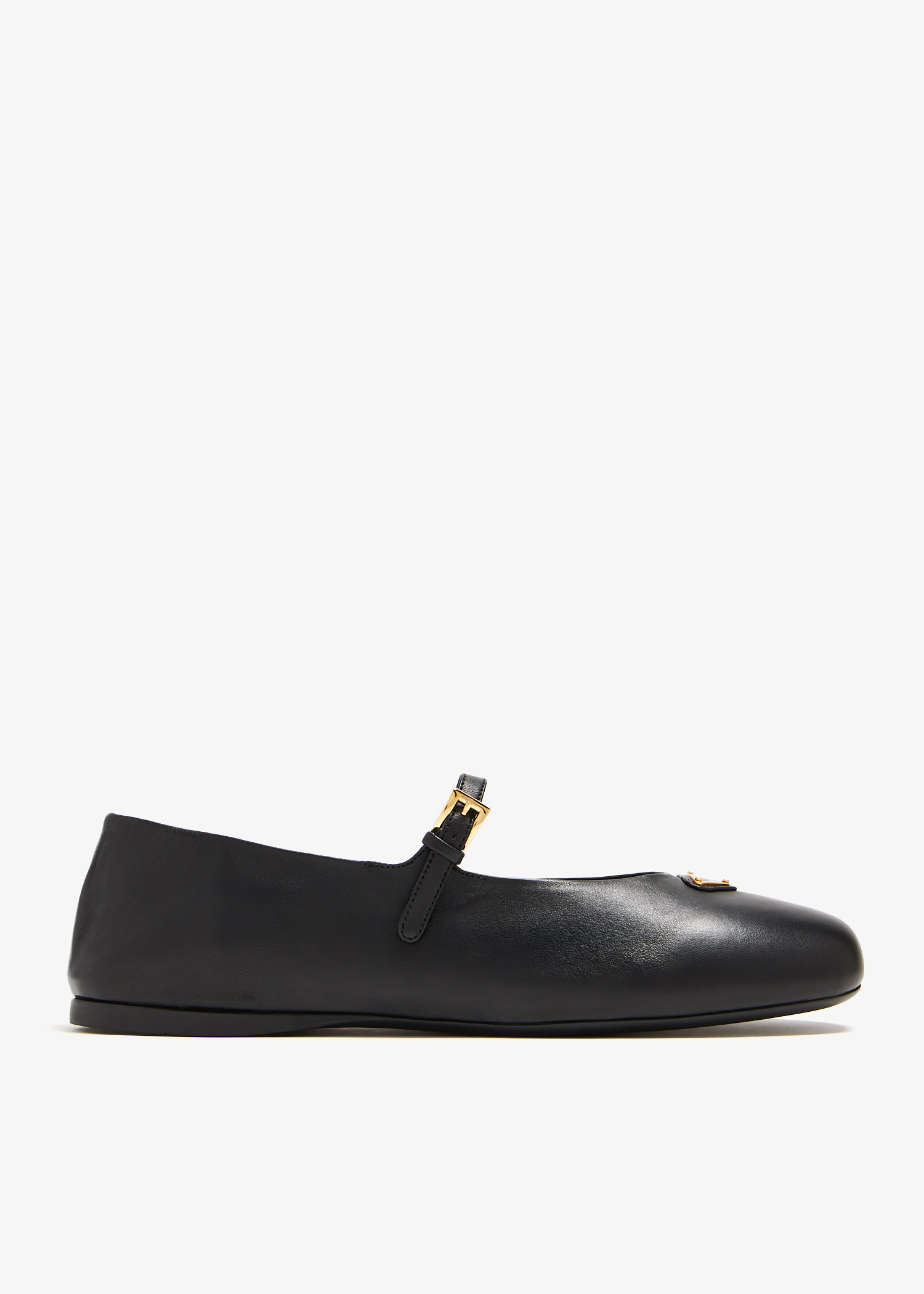 

Nappa leather ballerinas, Black