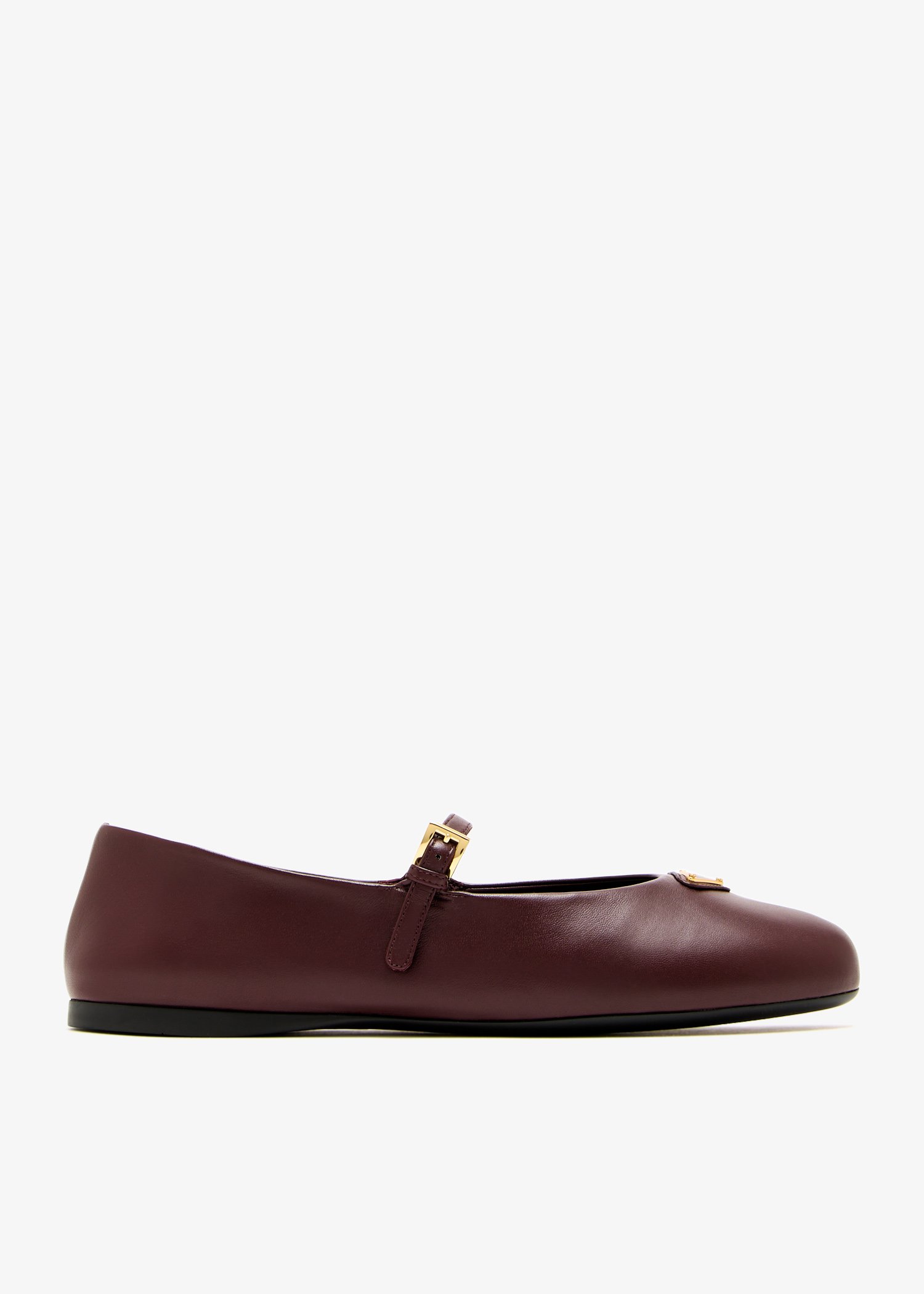 

Nappa leather ballerinas, Burgundy