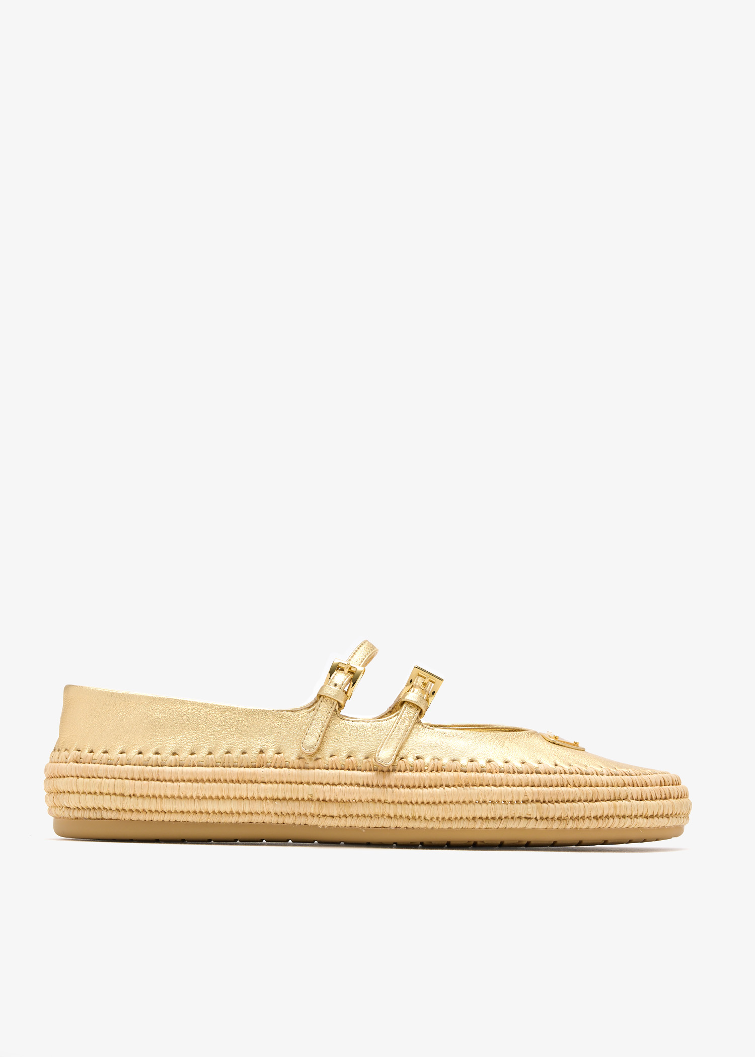 

Mordoré nappa leather ballerinas, Gold