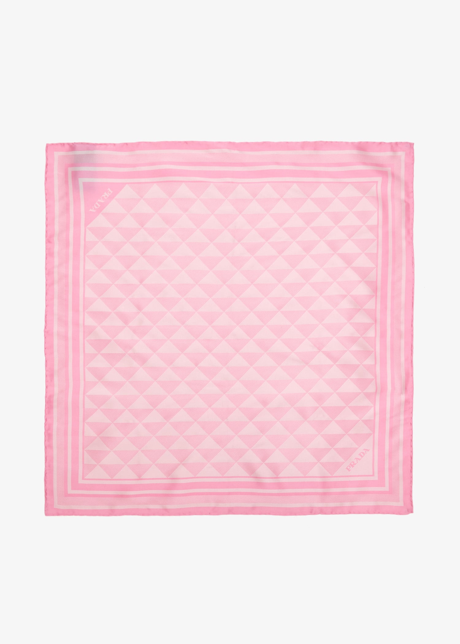 

Printed silk scarf, Pink