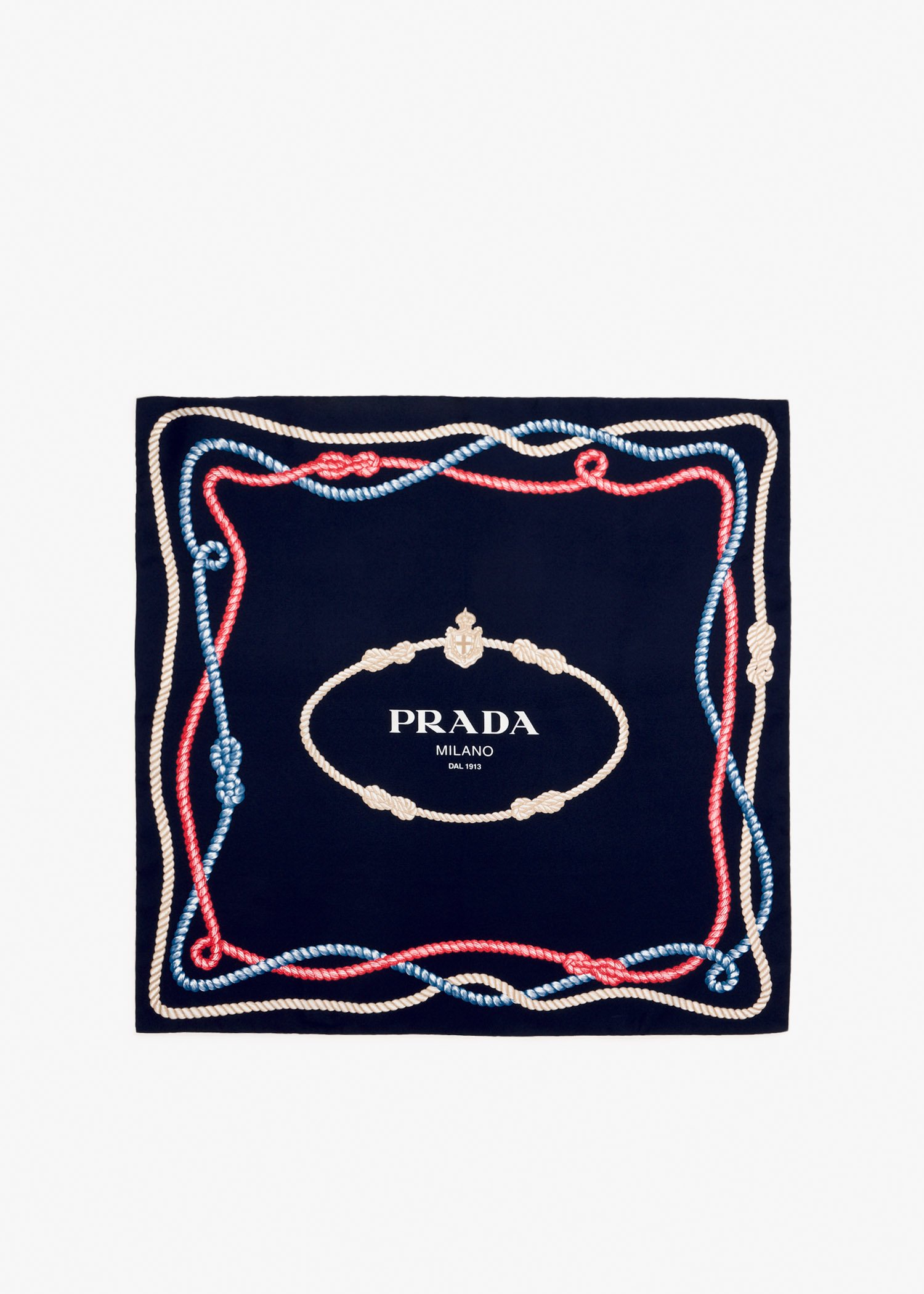 

Printed silk twill scarf